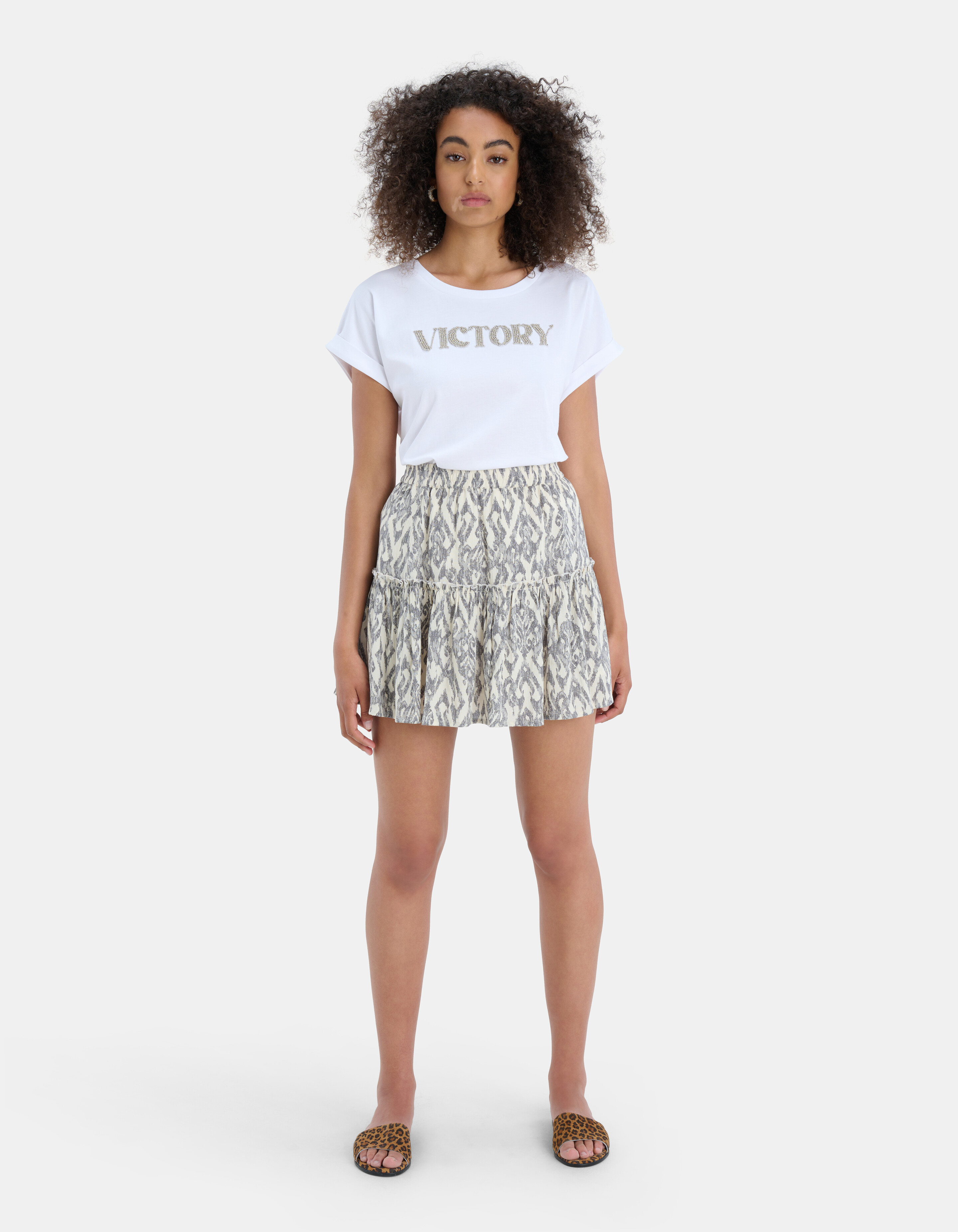 Victory T-shirt Wit SHOEBY WOMEN