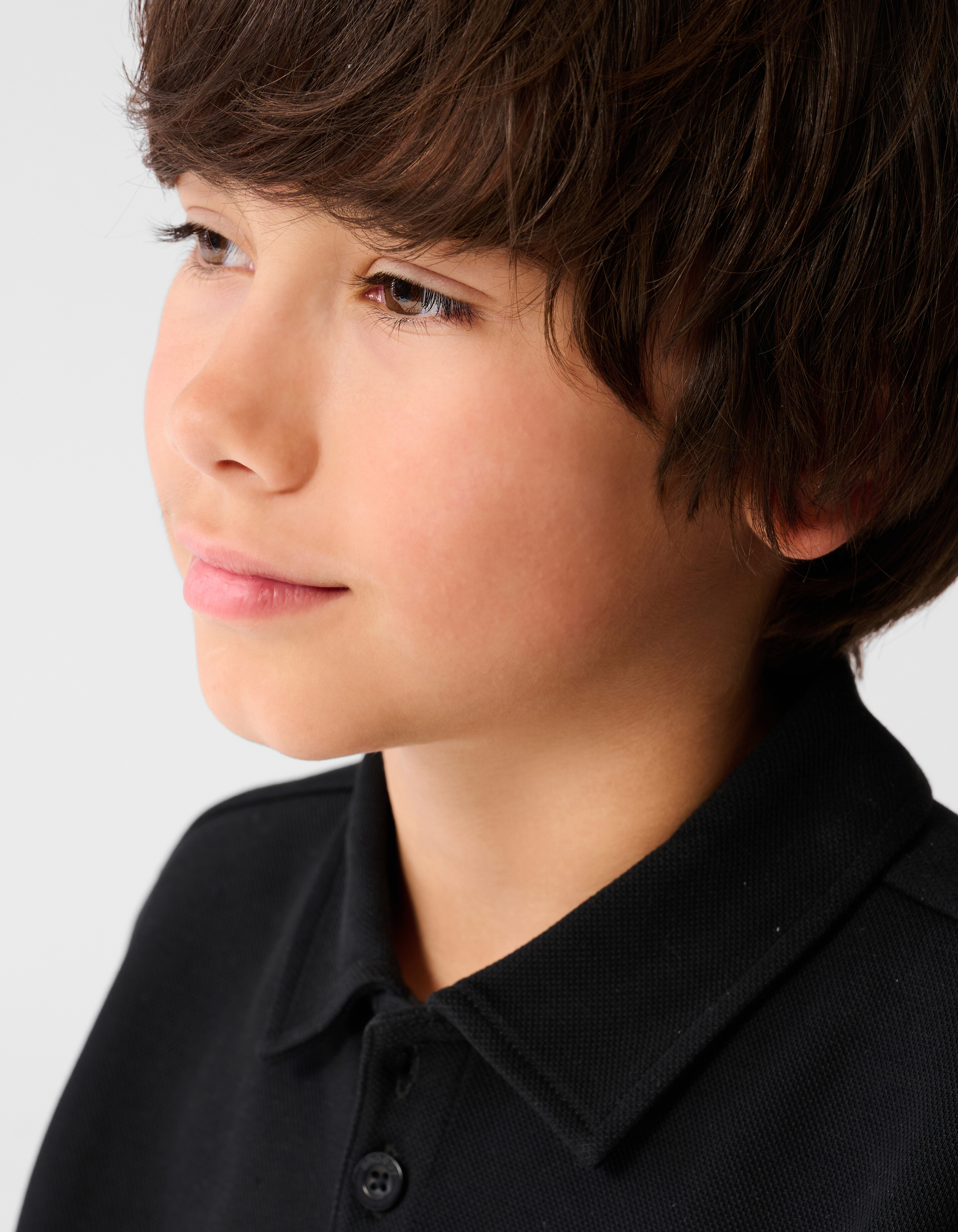 Pique Polo Zwart SHOEBY BOYS
