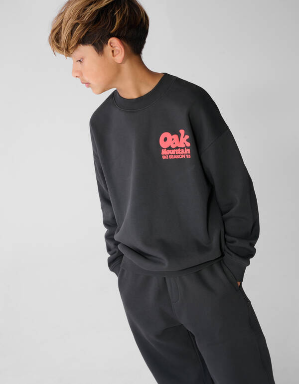 Oak Sweater Donkergrijs SHOEBY BOYS