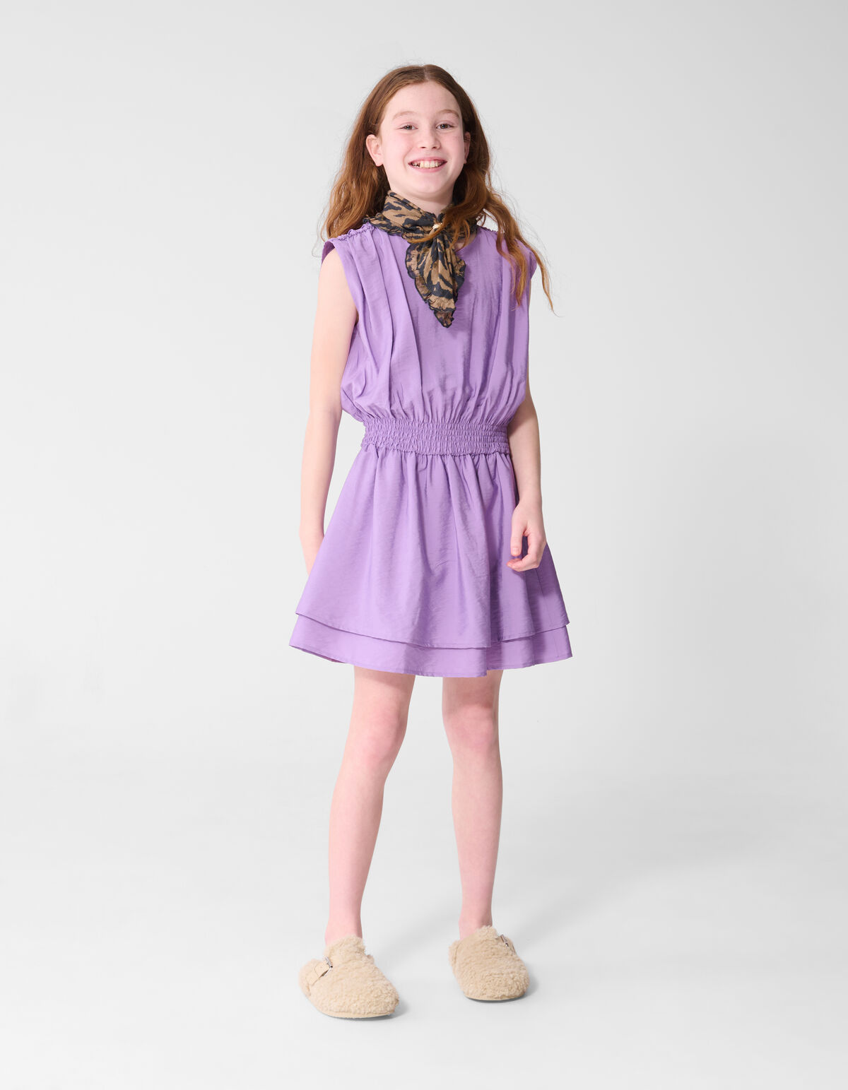 Smock Mini Jurk Paars SHOEBY GIRLS