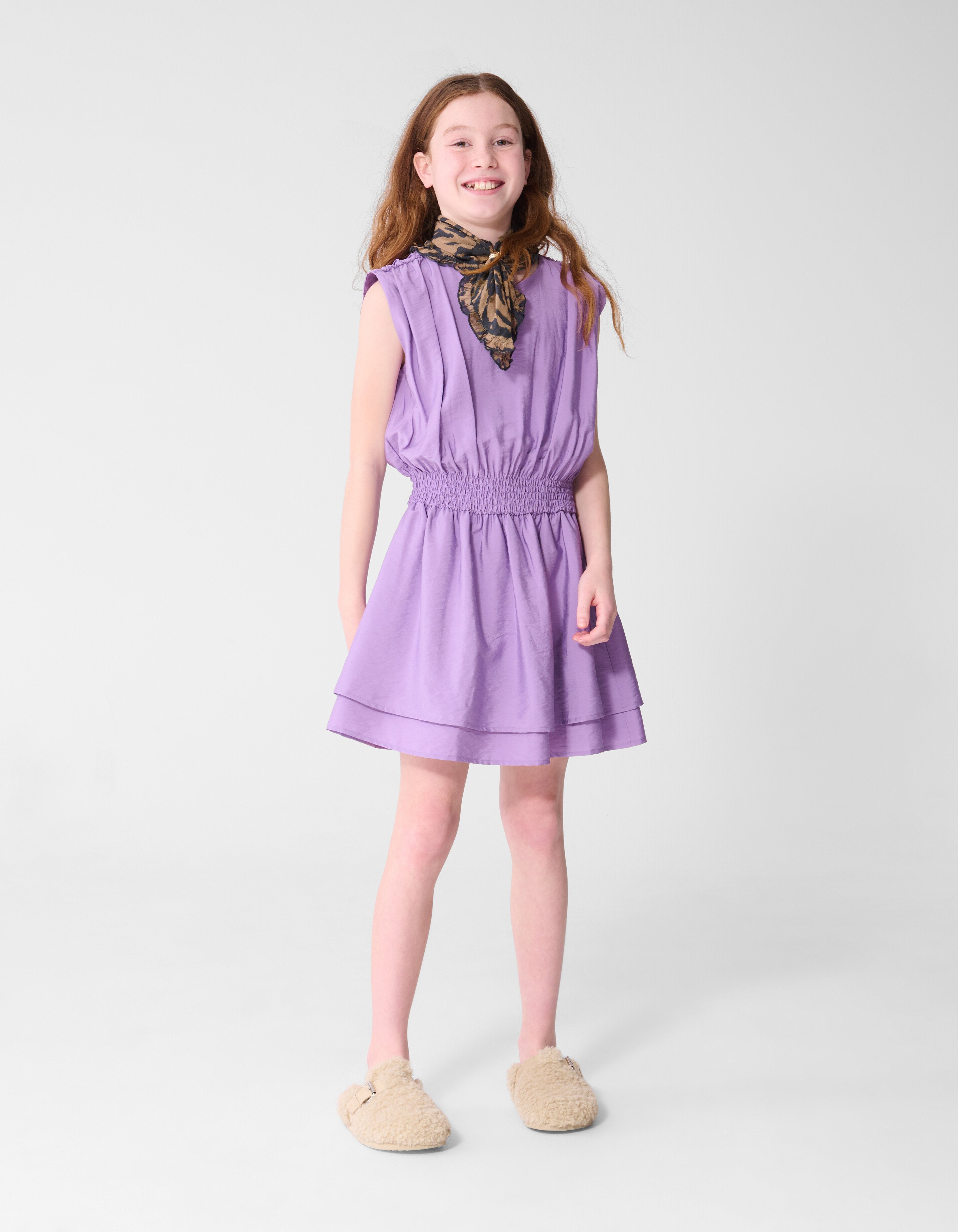 Smock Mini Jurk Paars SHOEBY GIRLS