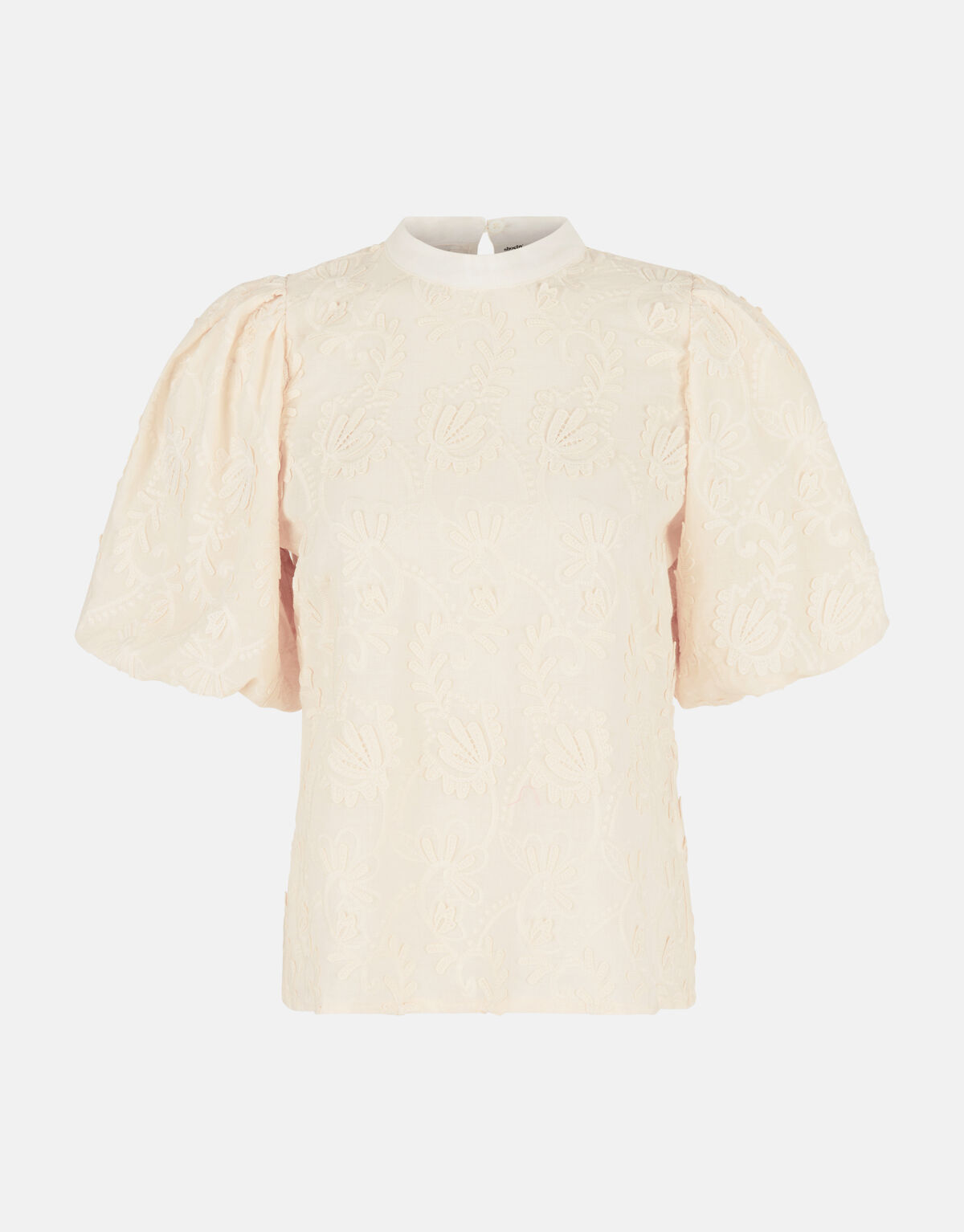 Embroidery Top Gebroken Wit SHOEBY WOMEN