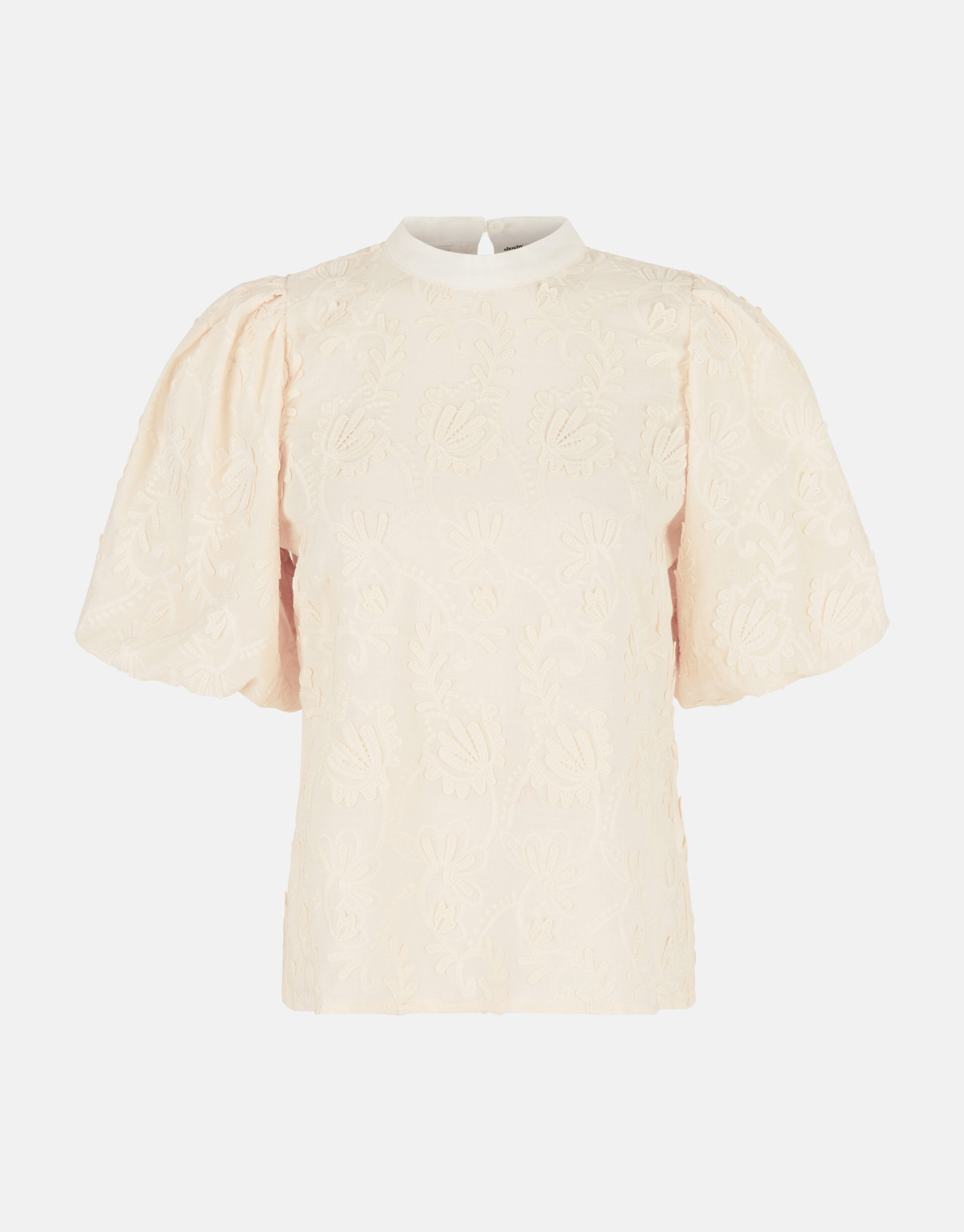 Embroidery Top Gebroken Wit SHOEBY WOMEN
