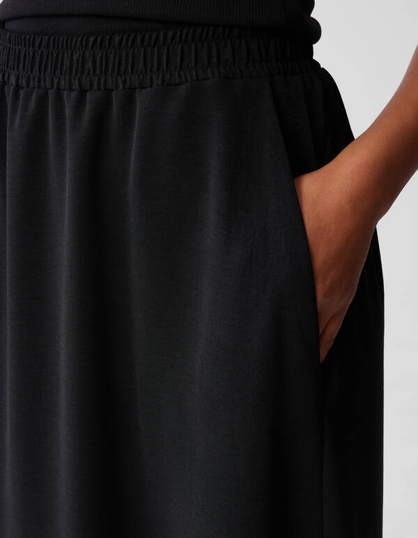 Twist Maxi Rok Zwart SHOEBY WOMEN