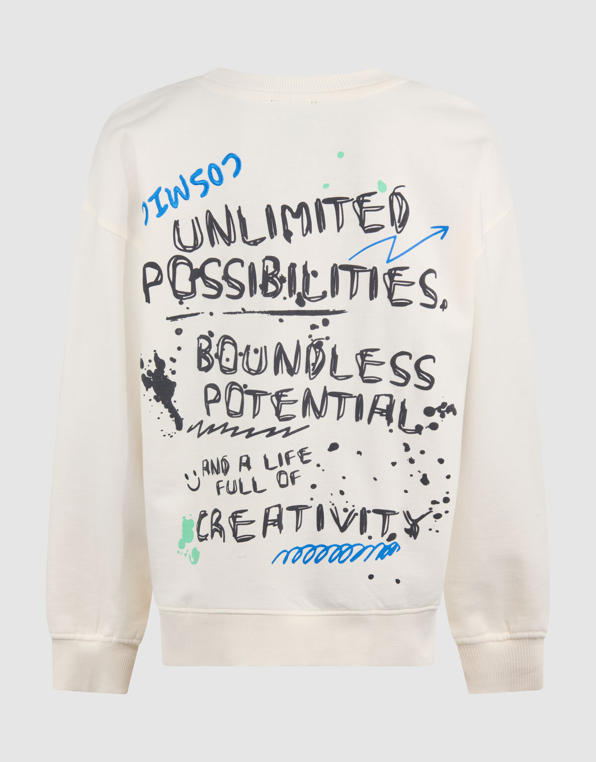 Doodle Sweater Gebroken Wit SHOEBY BOYS