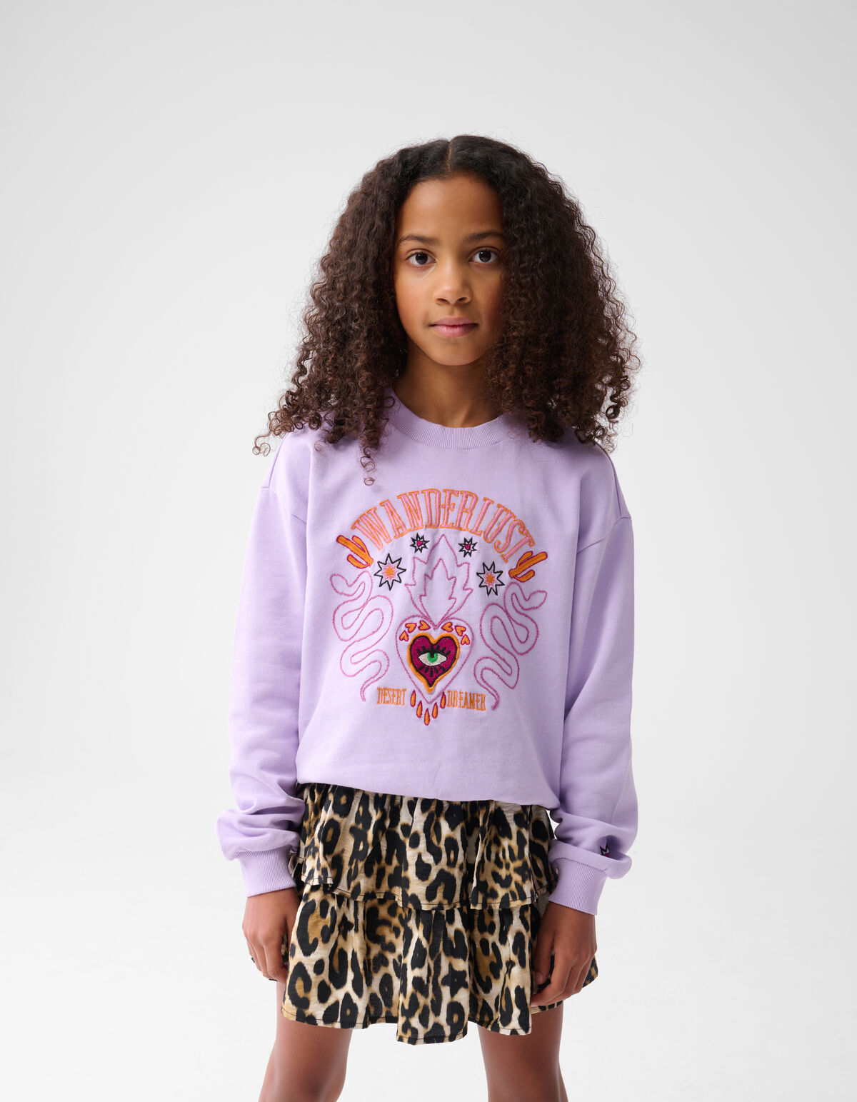 Wanderlust Sweater Lichtpaars SHOEBY GIRLS