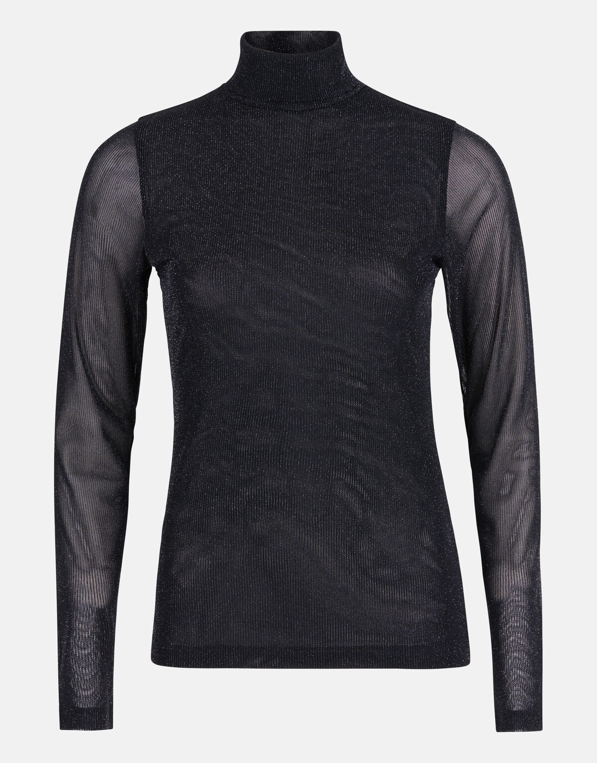 Lurex Mesh Top Zwart SHOEBY WOMEN