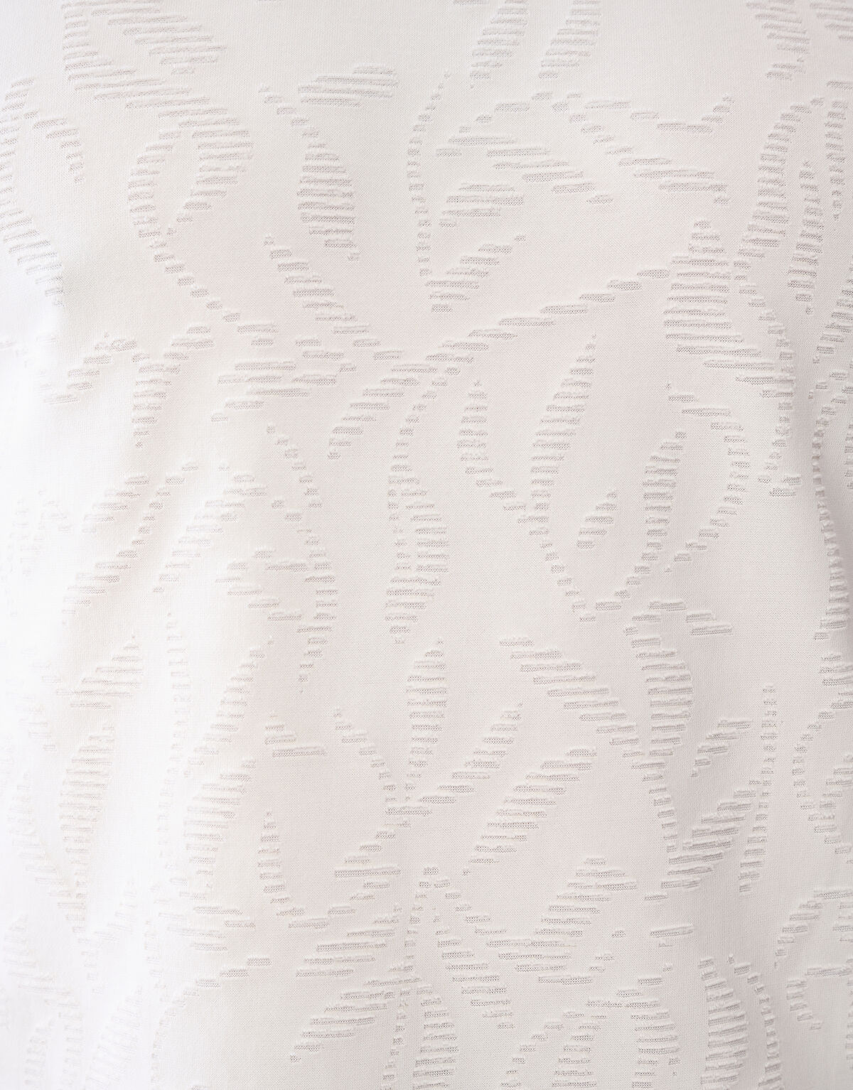 Structuur T-shirt Gebroken Wit SHOEBY MEN