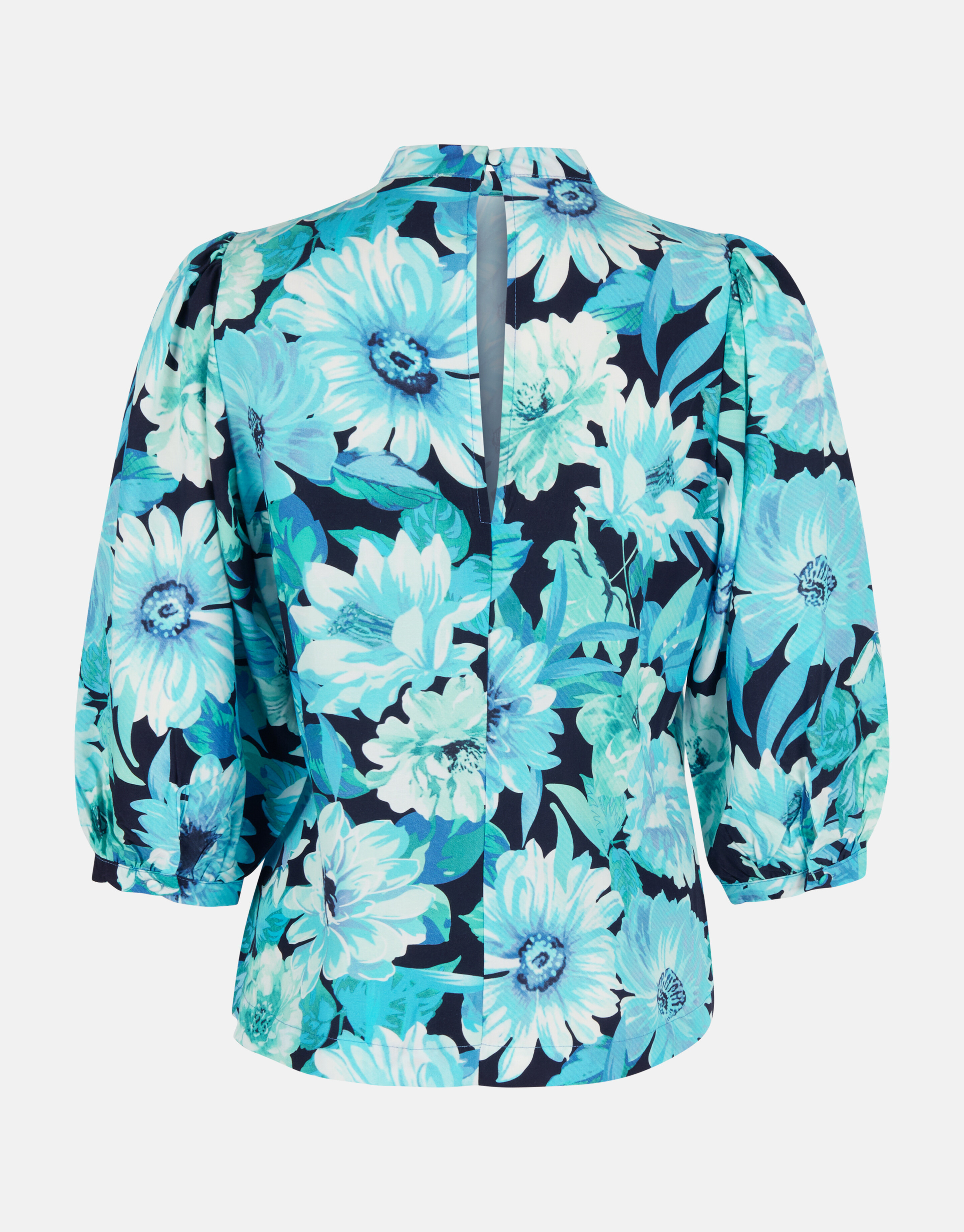 Bloemenprint Top Blauw SHOEBY WOMEN