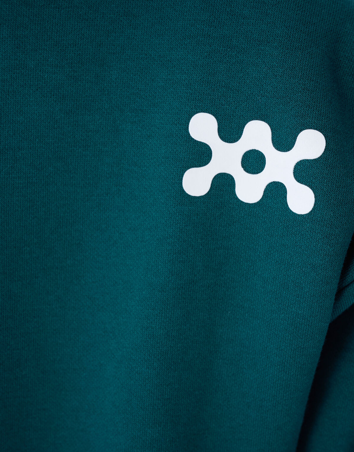 Basis Artwork Hoodie Donkergroen SHOEBY BOYS