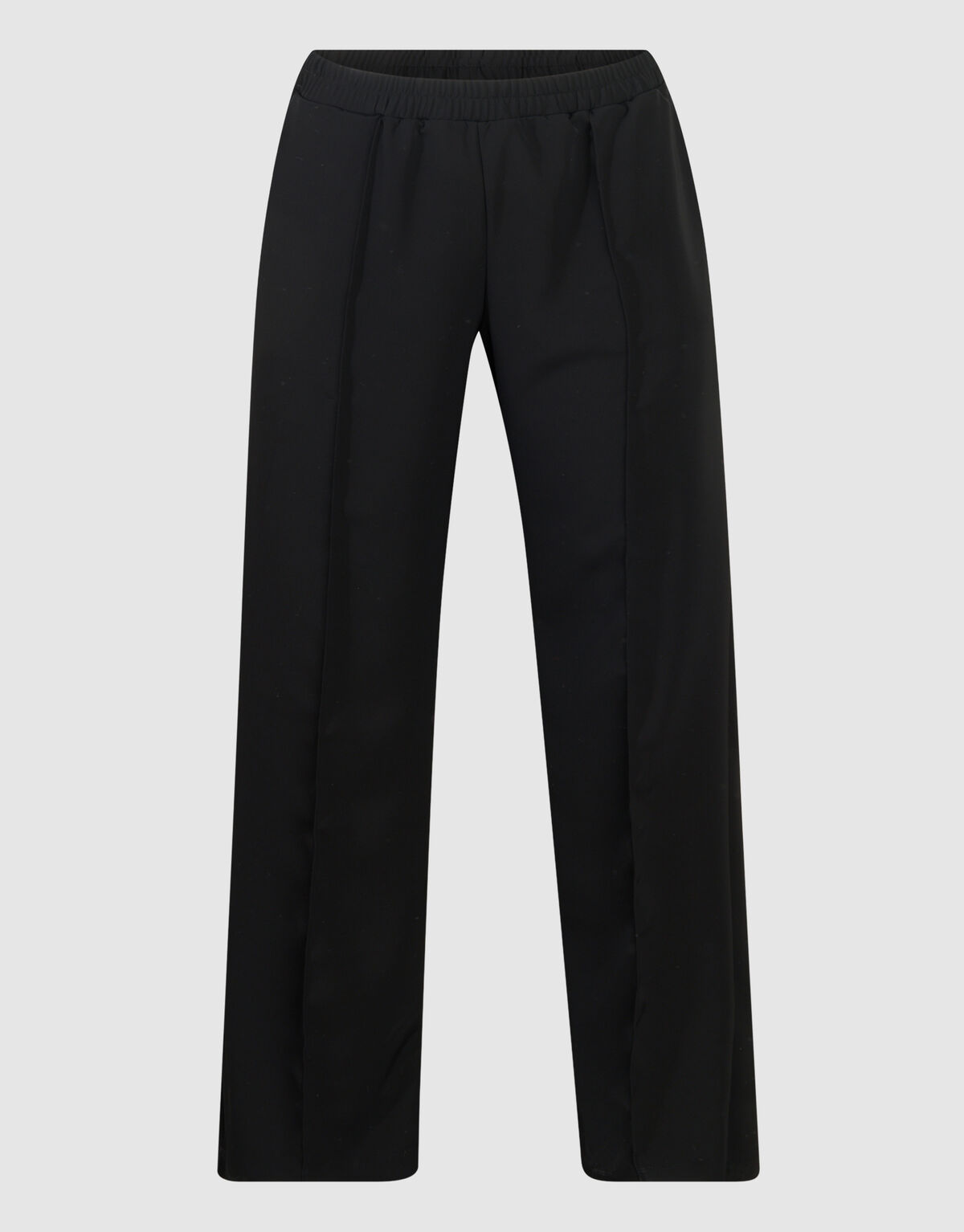 Basic Wide Leg Broek Zwart SHOEBY WOMEN