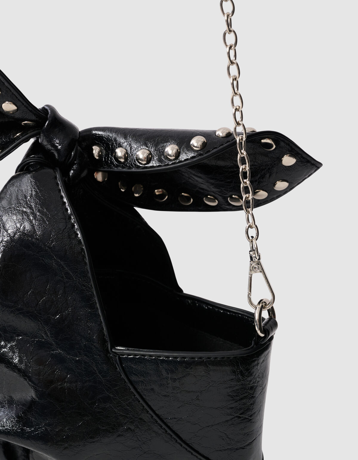 Stud Strik Tas Zwart SHOEBY ACCESSOIRES