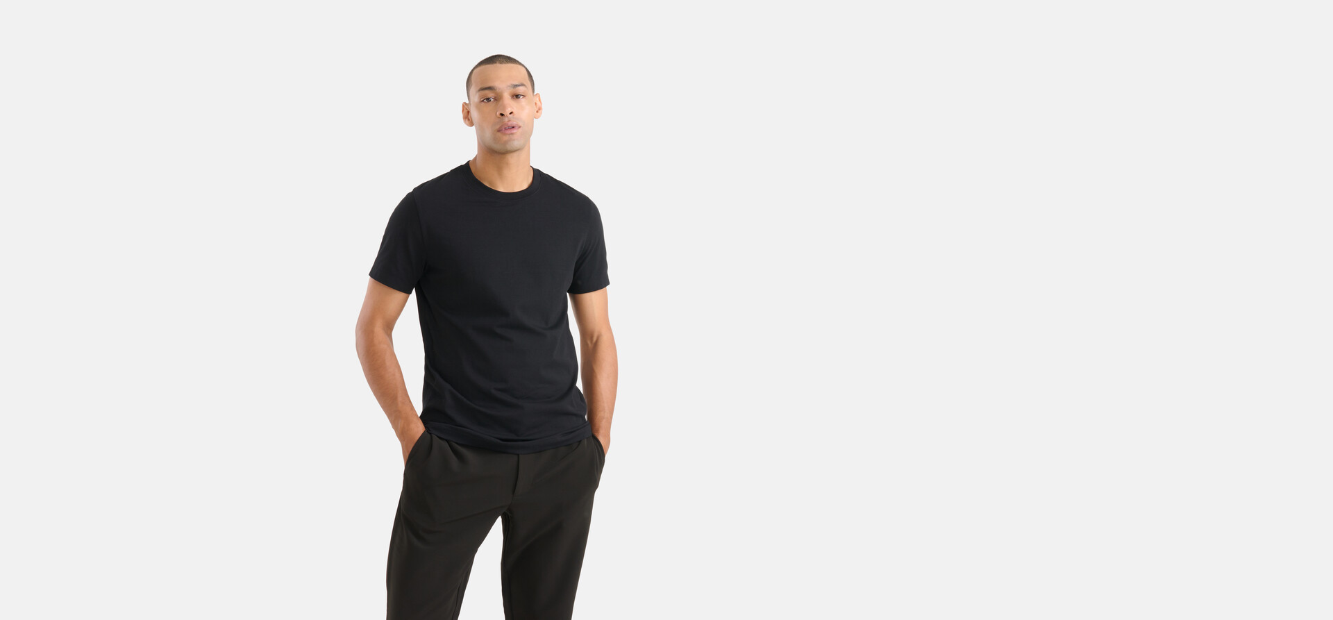 Basis T-shirt Zwart Refill