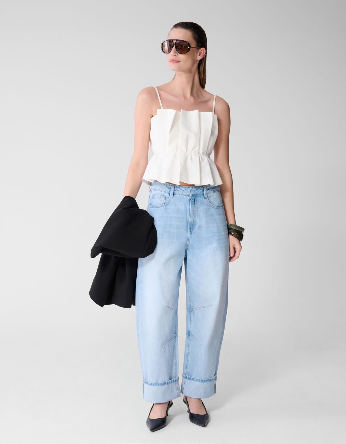 Barrel Fit Jeans Blauw By Lonneke SHOEBY WOMEN