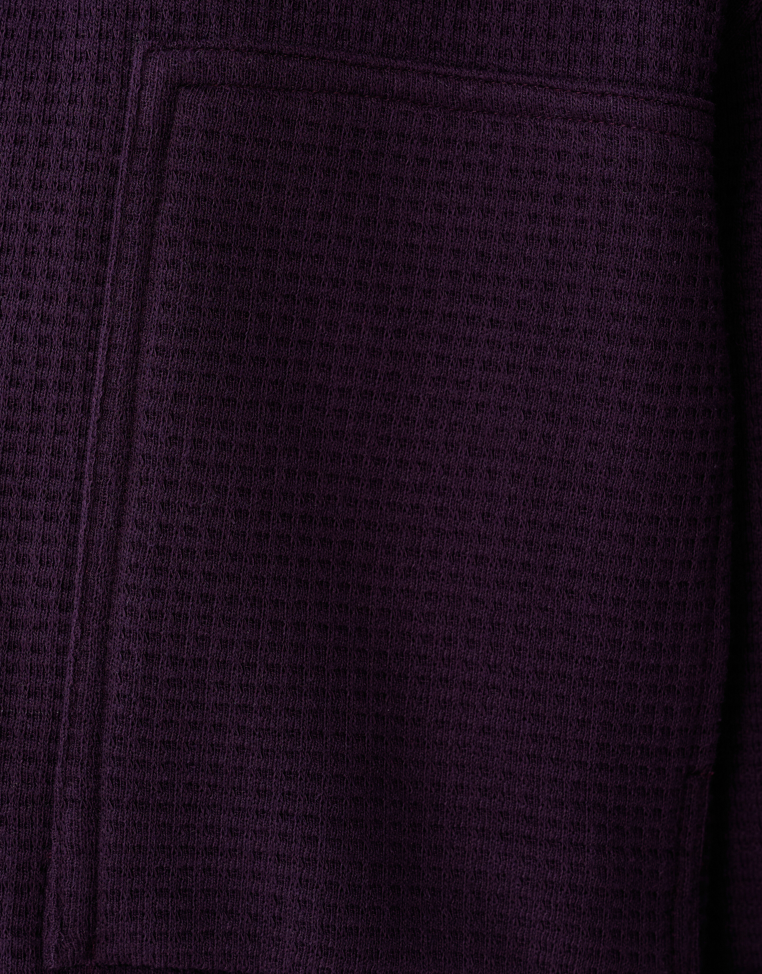 Waffle Overshirt Donkerrood SHOEBY MEN