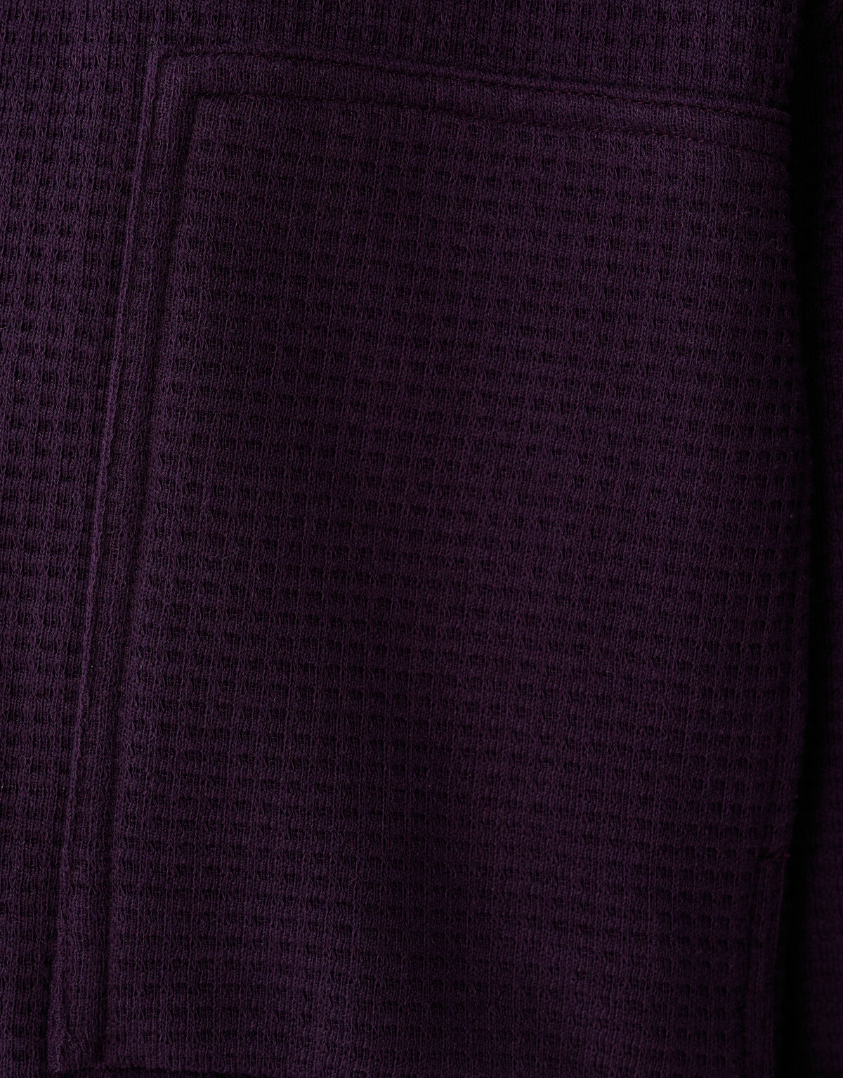 Waffle Overshirt Donkerrood SHOEBY MEN