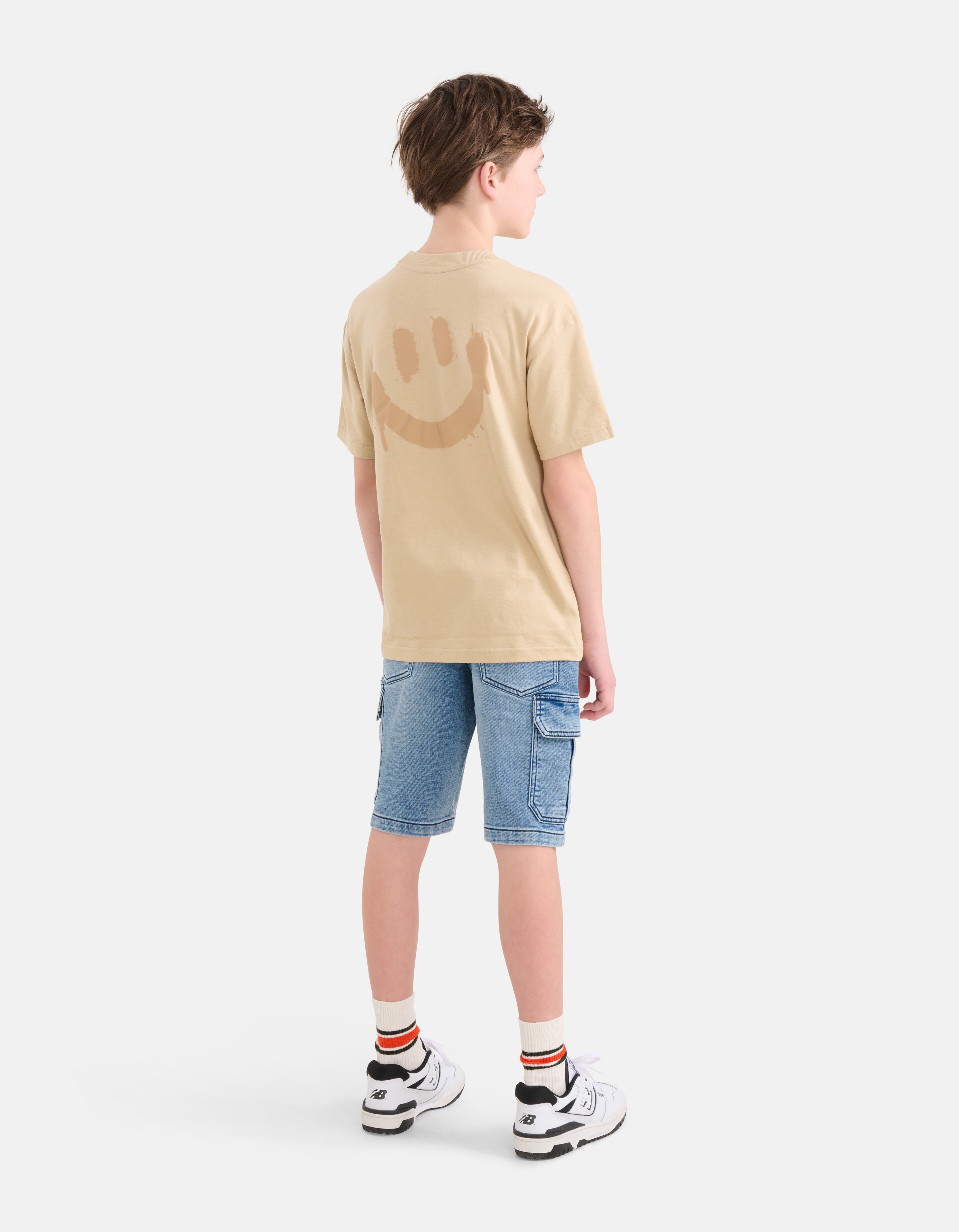 Cargo Jog Denim Short Mediumstone SHOEBY BOYS