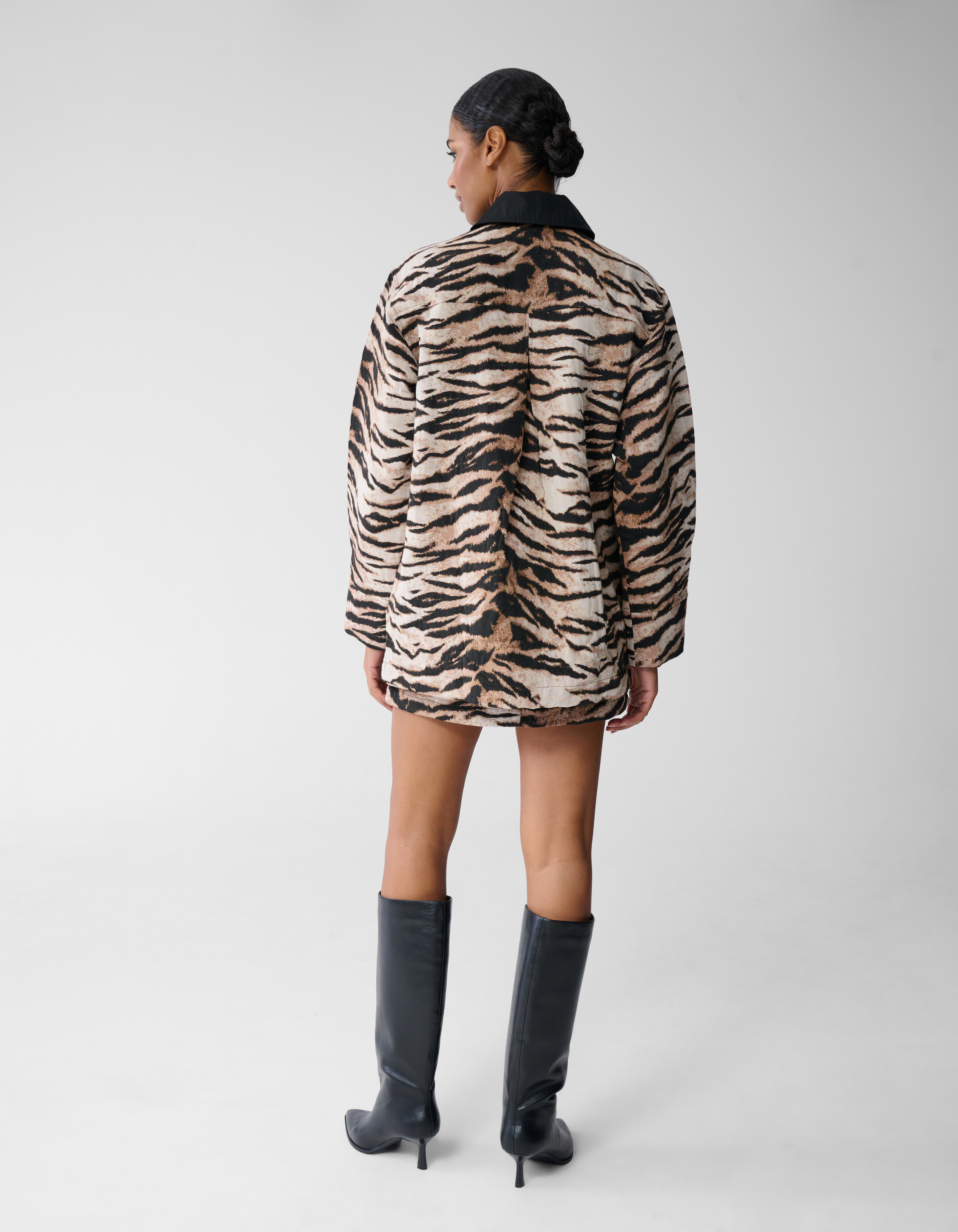 Jacquard Tiger Jack Lichtbruin SHOEBY WOMEN