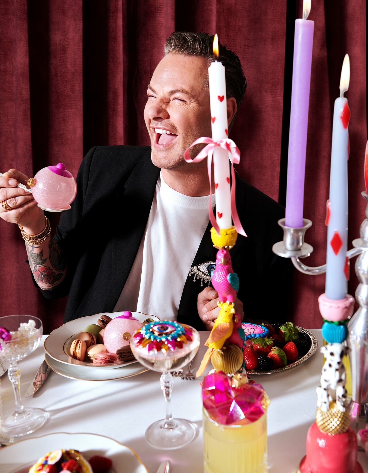 Flower Eye Kerstbal Multicolor By Fred SHOEBY ACCESSOIRES