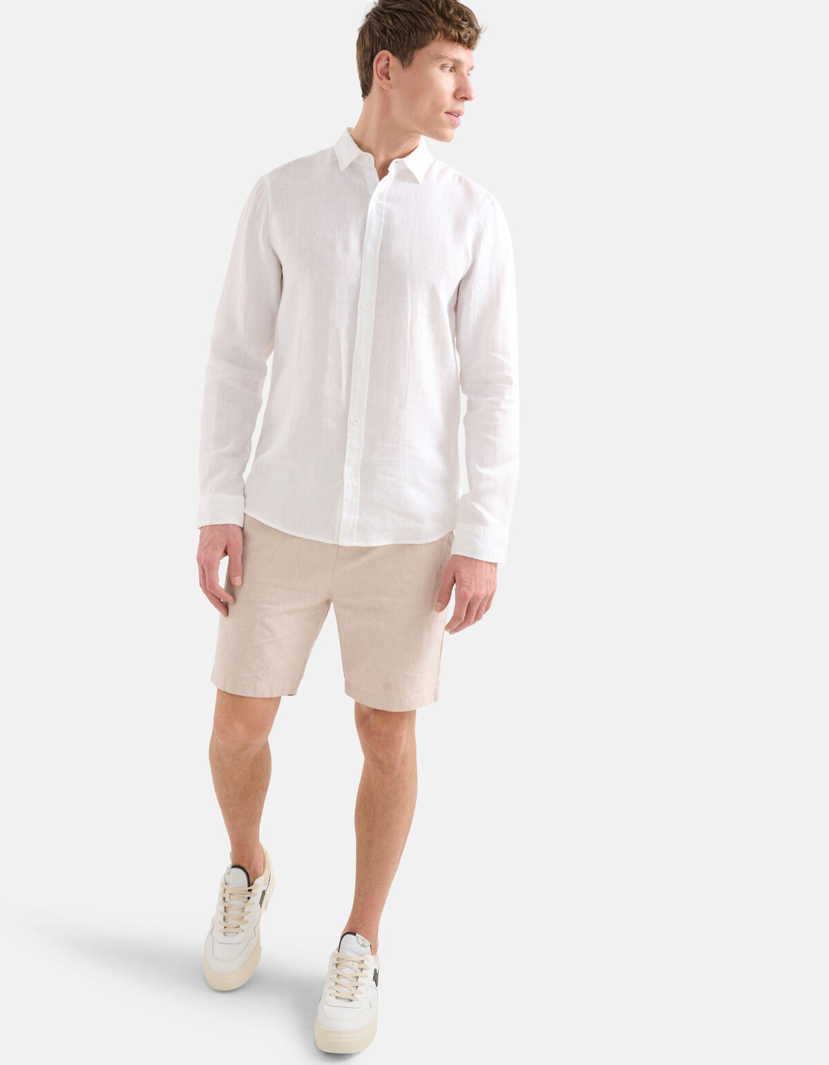 Linnen Short Beige SHOEBY MEN