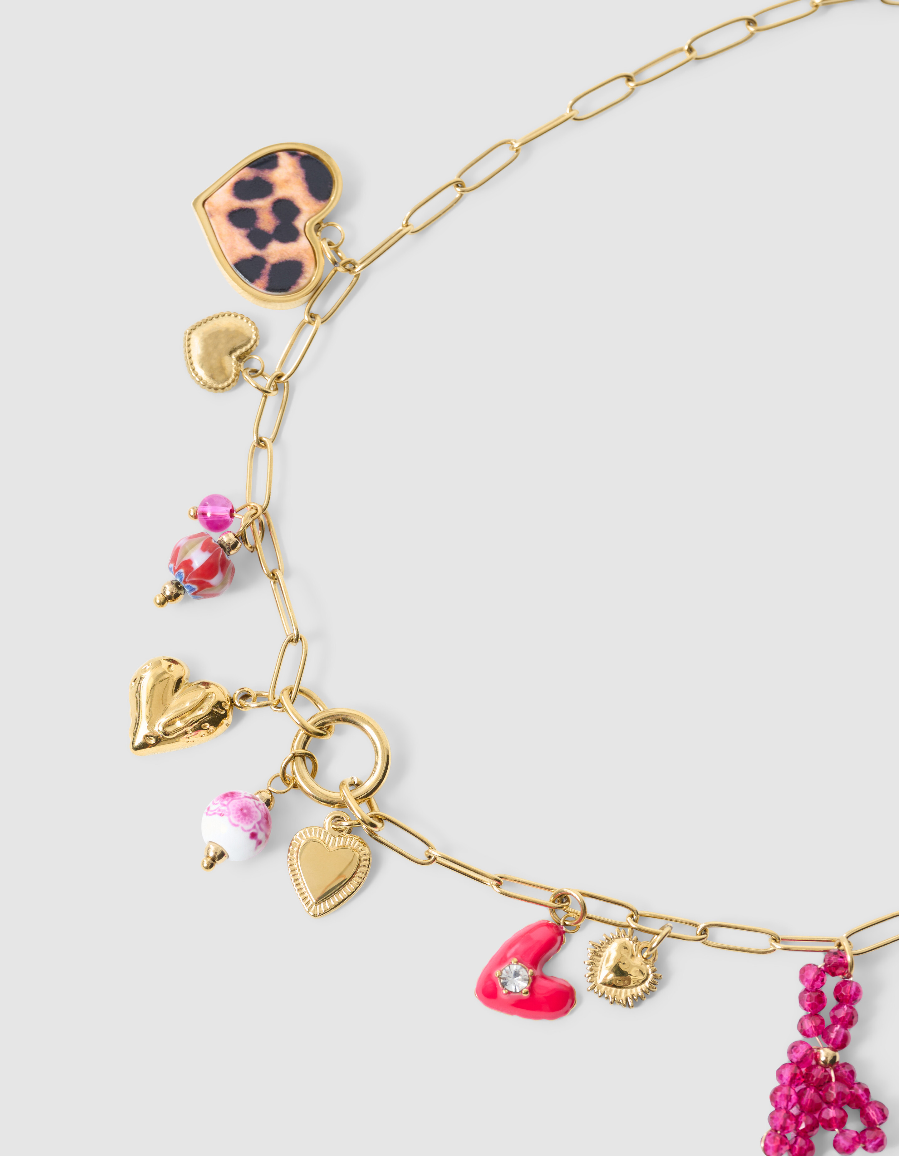 Charm Chain Ketting Goud SHOEBY ACCESSOIRES