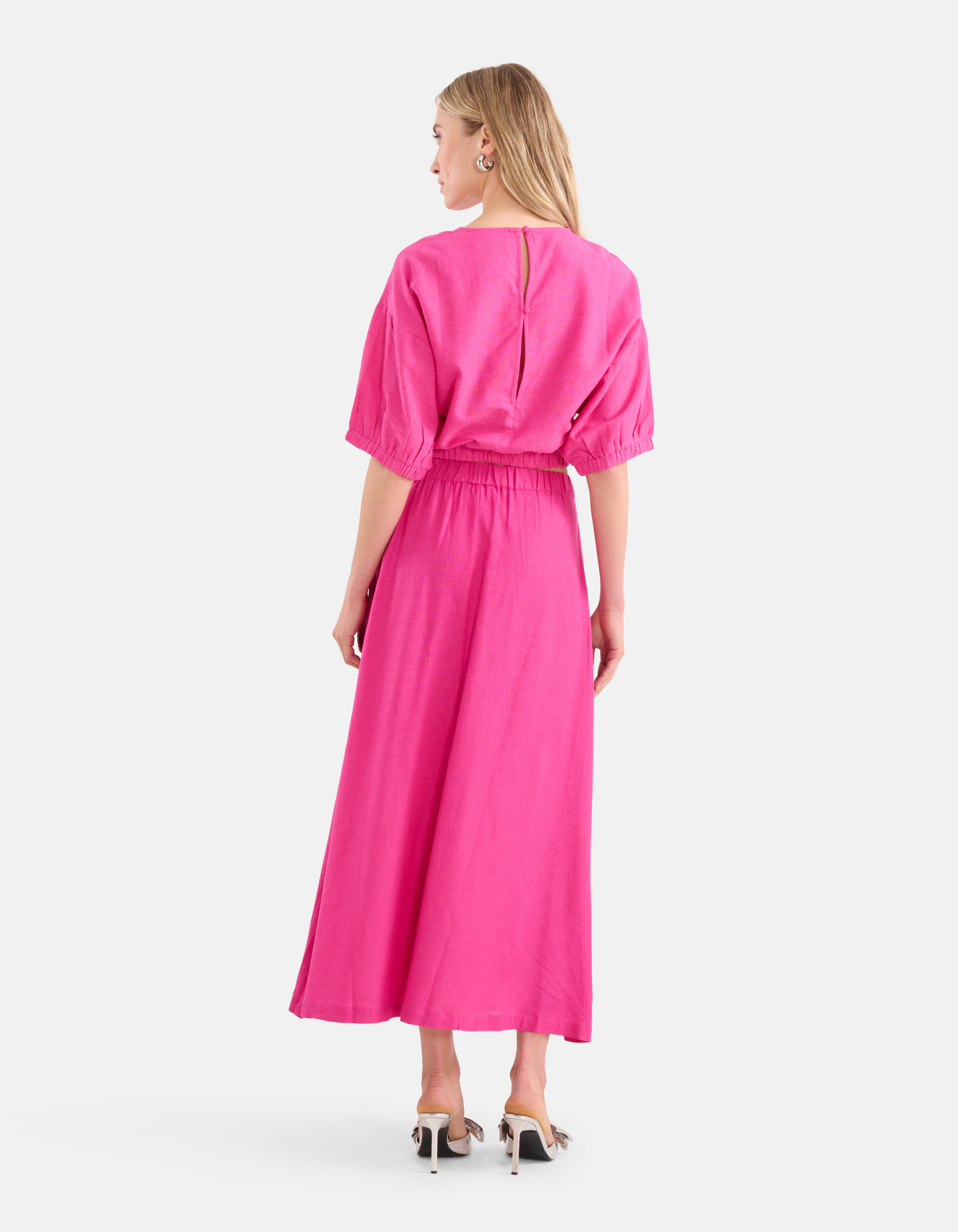 Linnen Maxi Rok Roze SHOEBY WOMEN