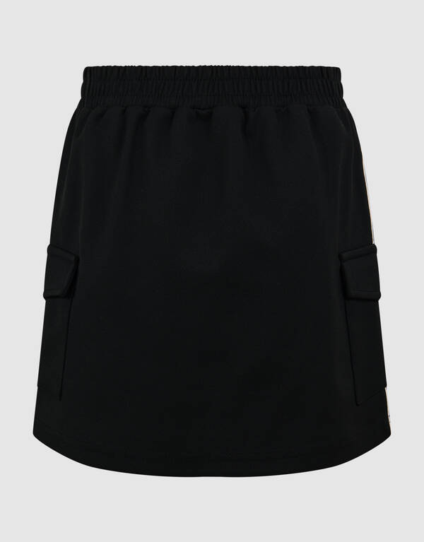 Sporty Cargo Mini Rok Zwart SHOEBY GIRLS