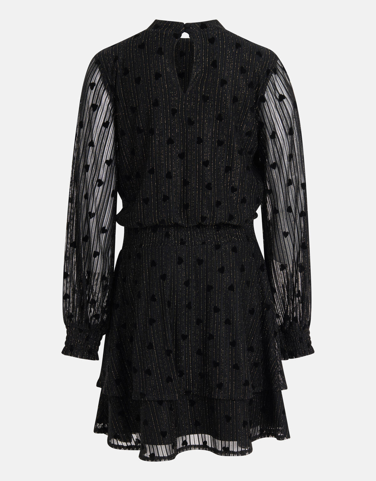 Mesh Jurk Zwart SHOEBY GIRLS