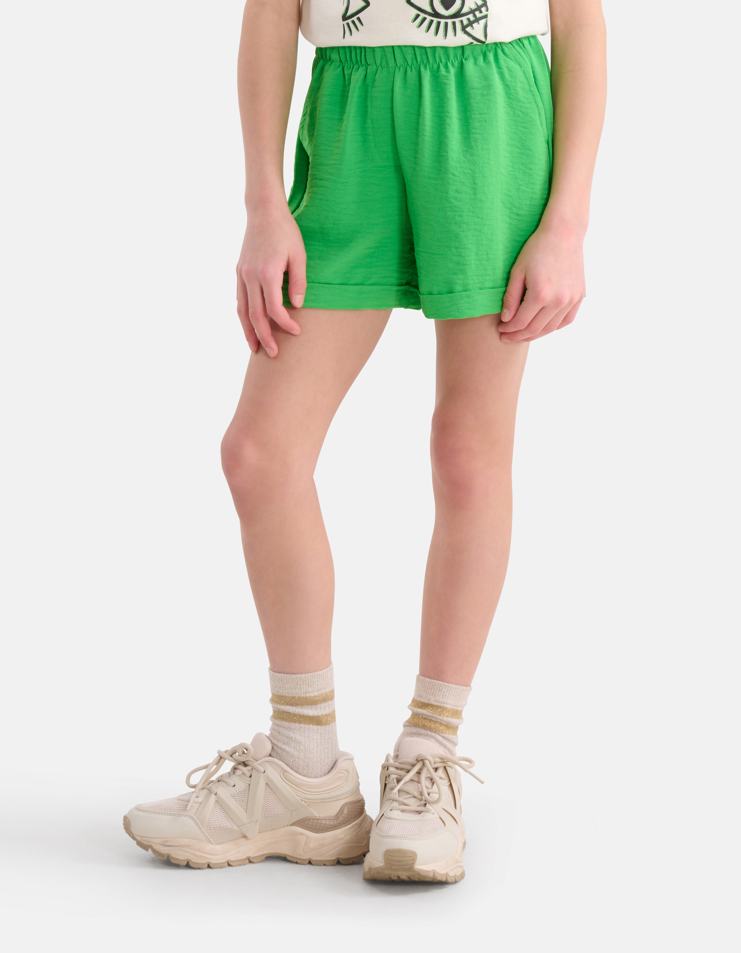 Twist Short Groen SHOEBY GIRLS