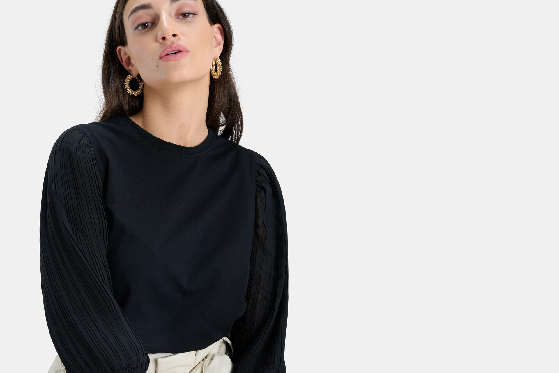 Plisse T-shirt EKSEPT