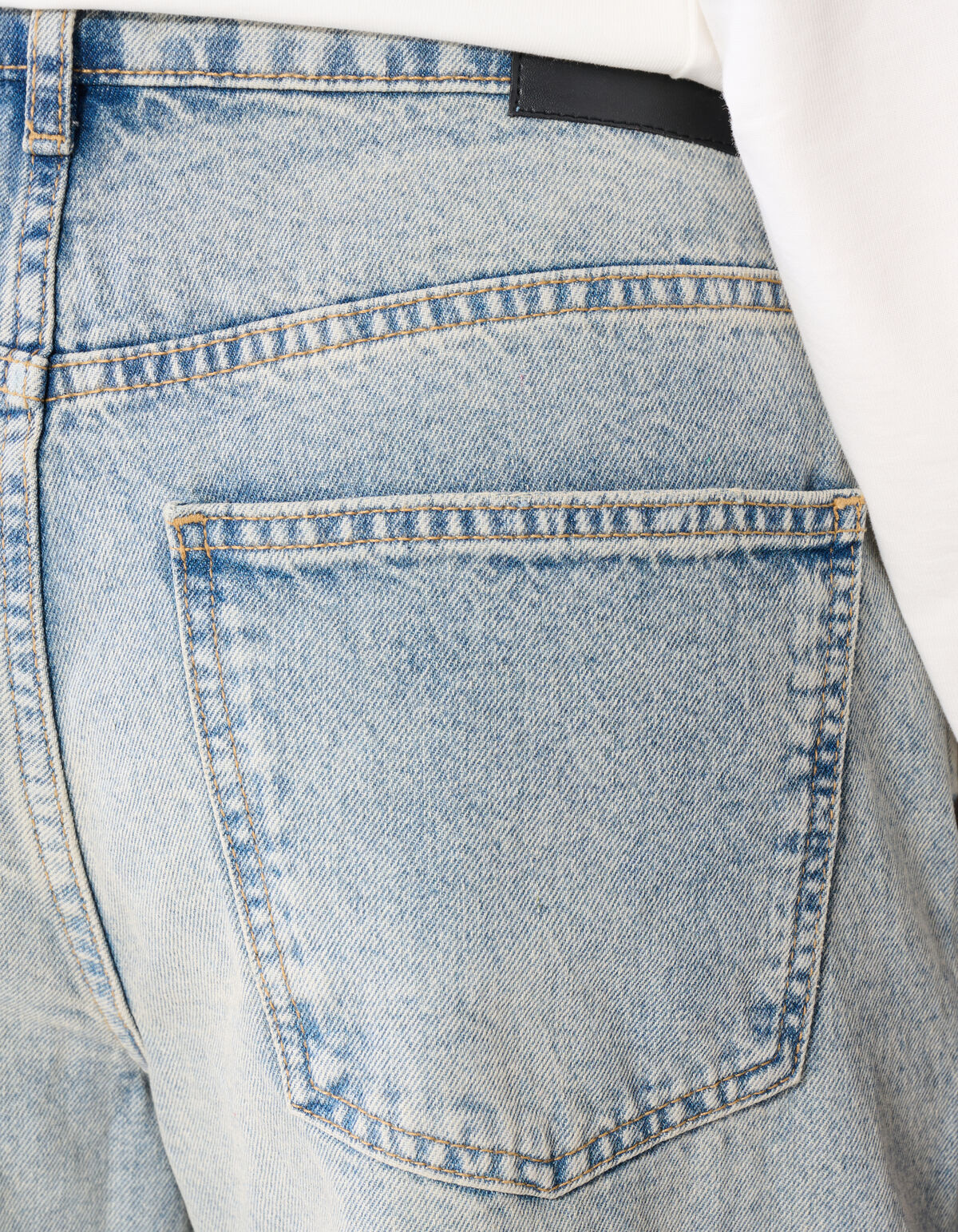 Curved Wide Leg Fit Jeans Mediumstone SHOEBY WOMEN