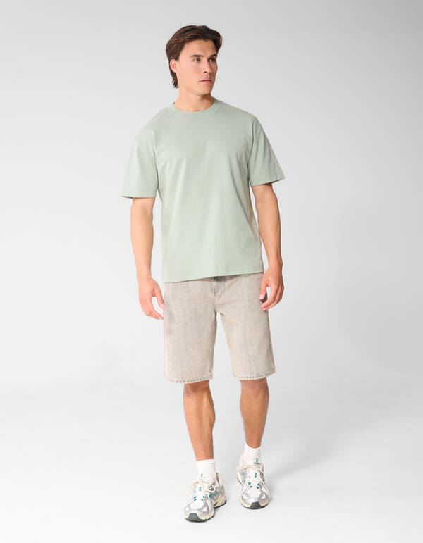 Graphic Spark T-shirt Lichtgroen SHOEBY MEN