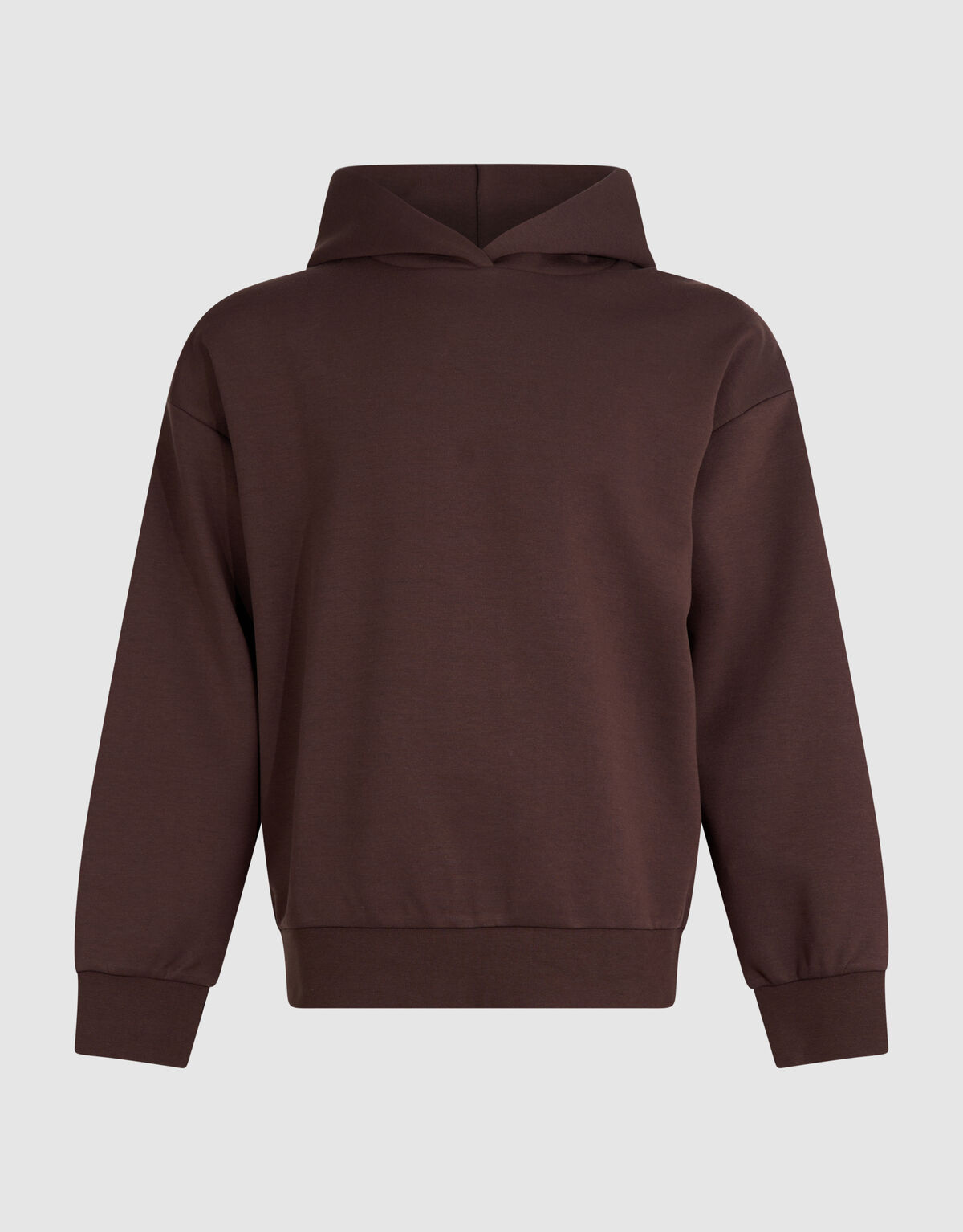 Interlock Hoodie Donkerbruin SHOEBY MEN