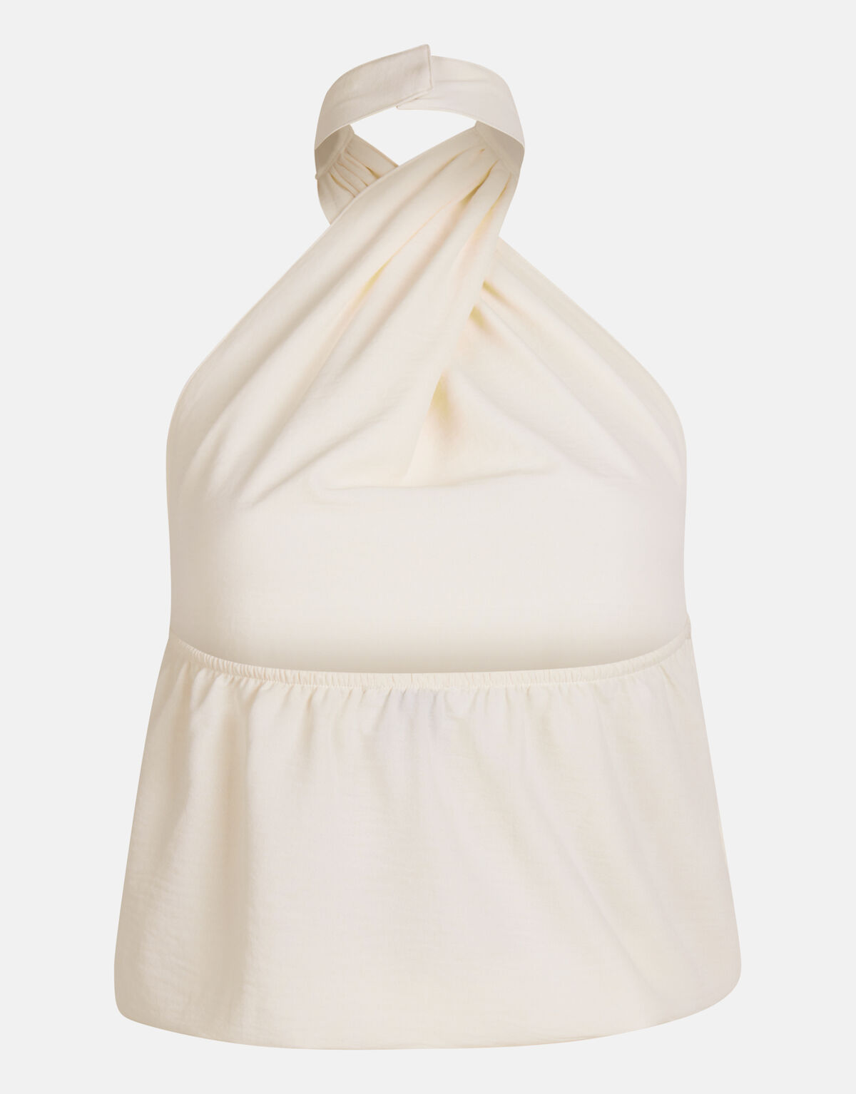 Halter Top Gebroken Wit SHOEBY WOMEN