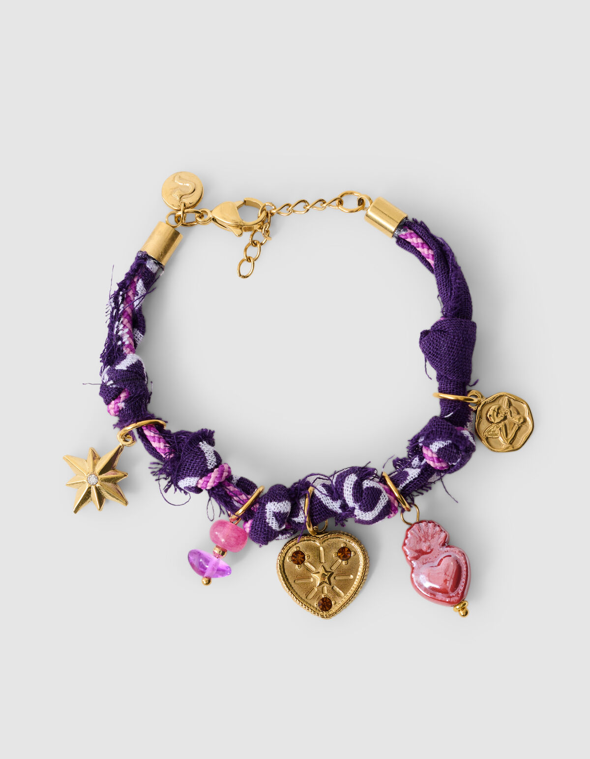 Bandana Bedel Armband Paars SHOEBY ACCESSOIRES