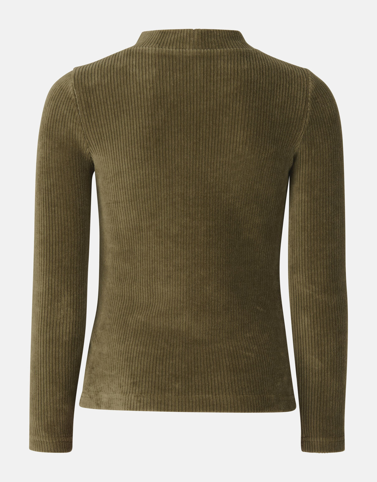 Ribstof Top Donkergroen SHOEBY GIRLS