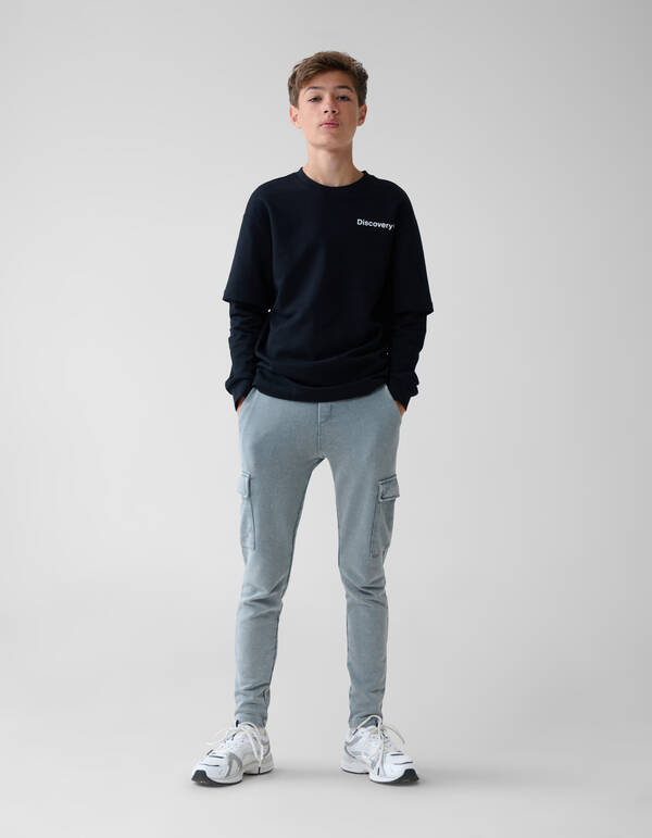 Acid Washed Cargo Broek SHOEBY BOYS