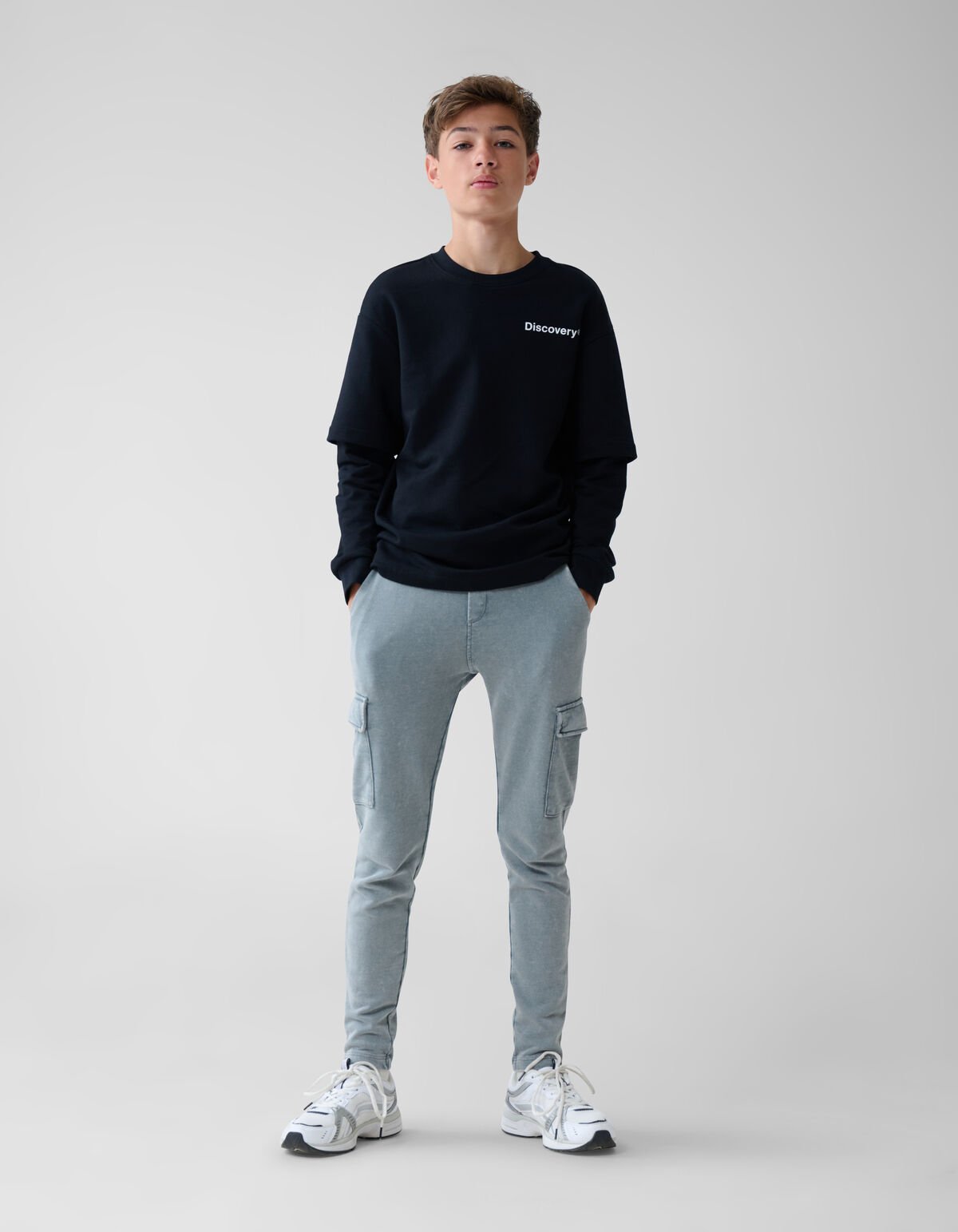 Acid Washed Cargo Broek SHOEBY BOYS