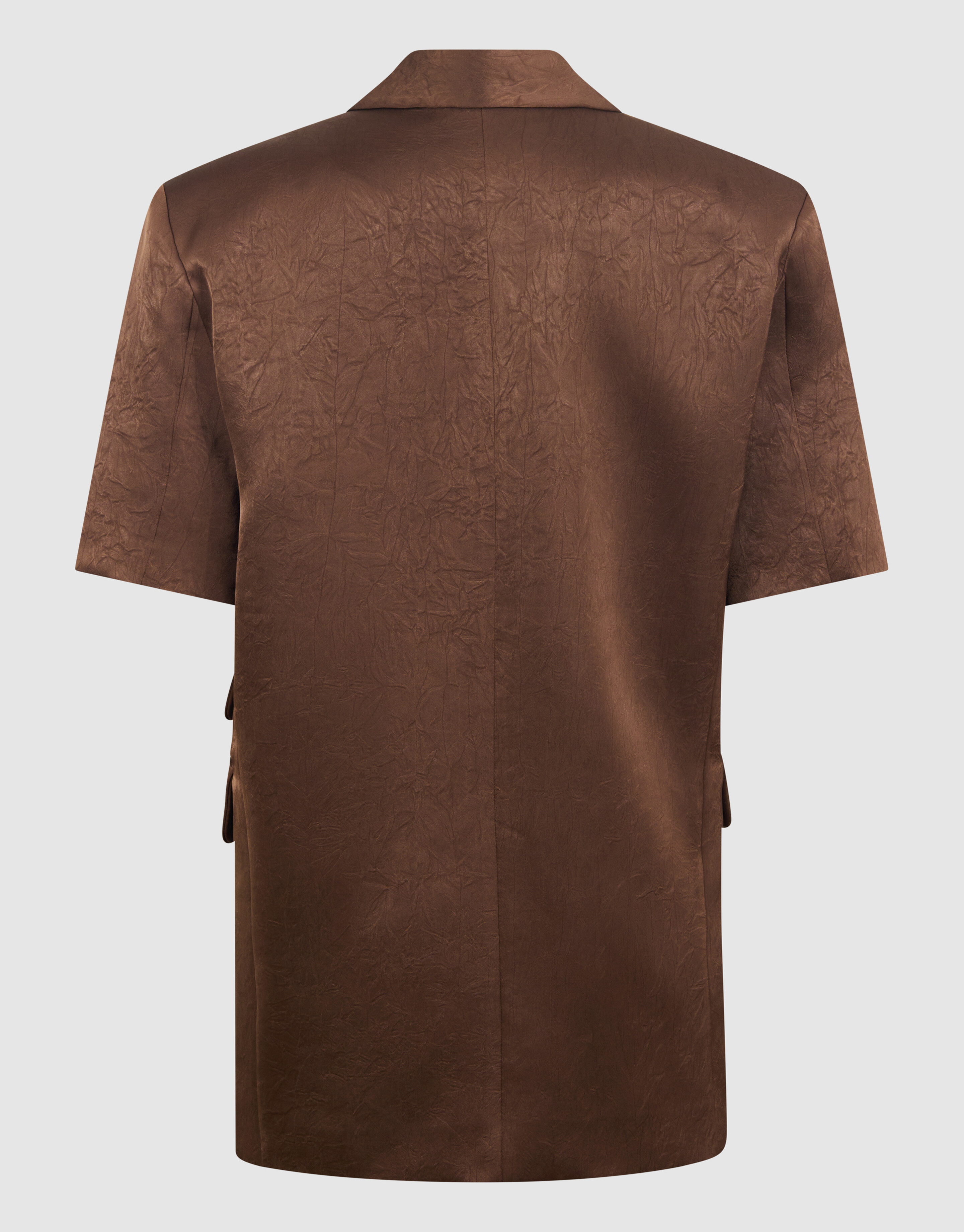 Short Sleeve Blazer Donkerbruin SHOEBY WOMEN