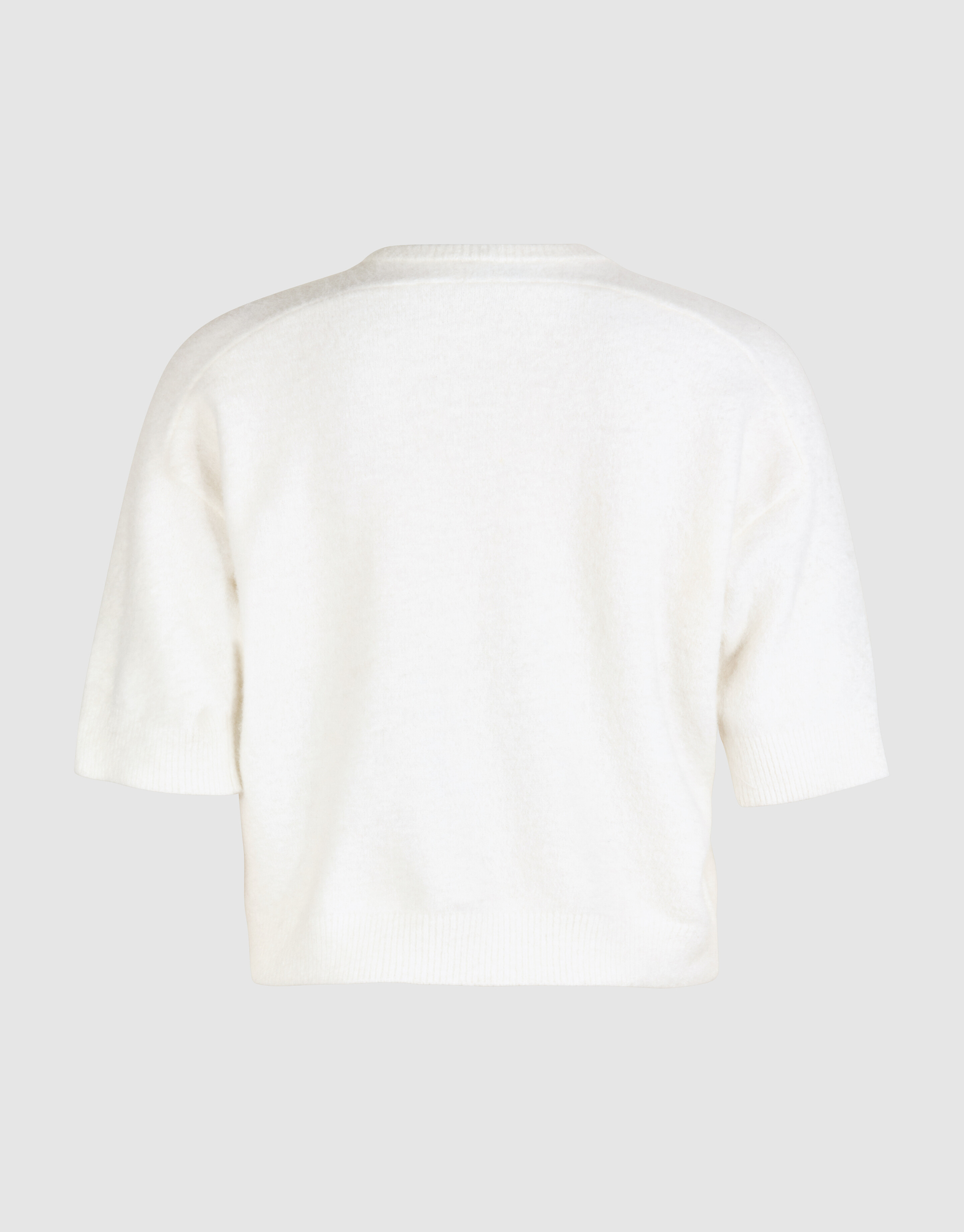 Short Sleeve Knit Top Gebroken Wit By Mieke SHOEBY WOMEN