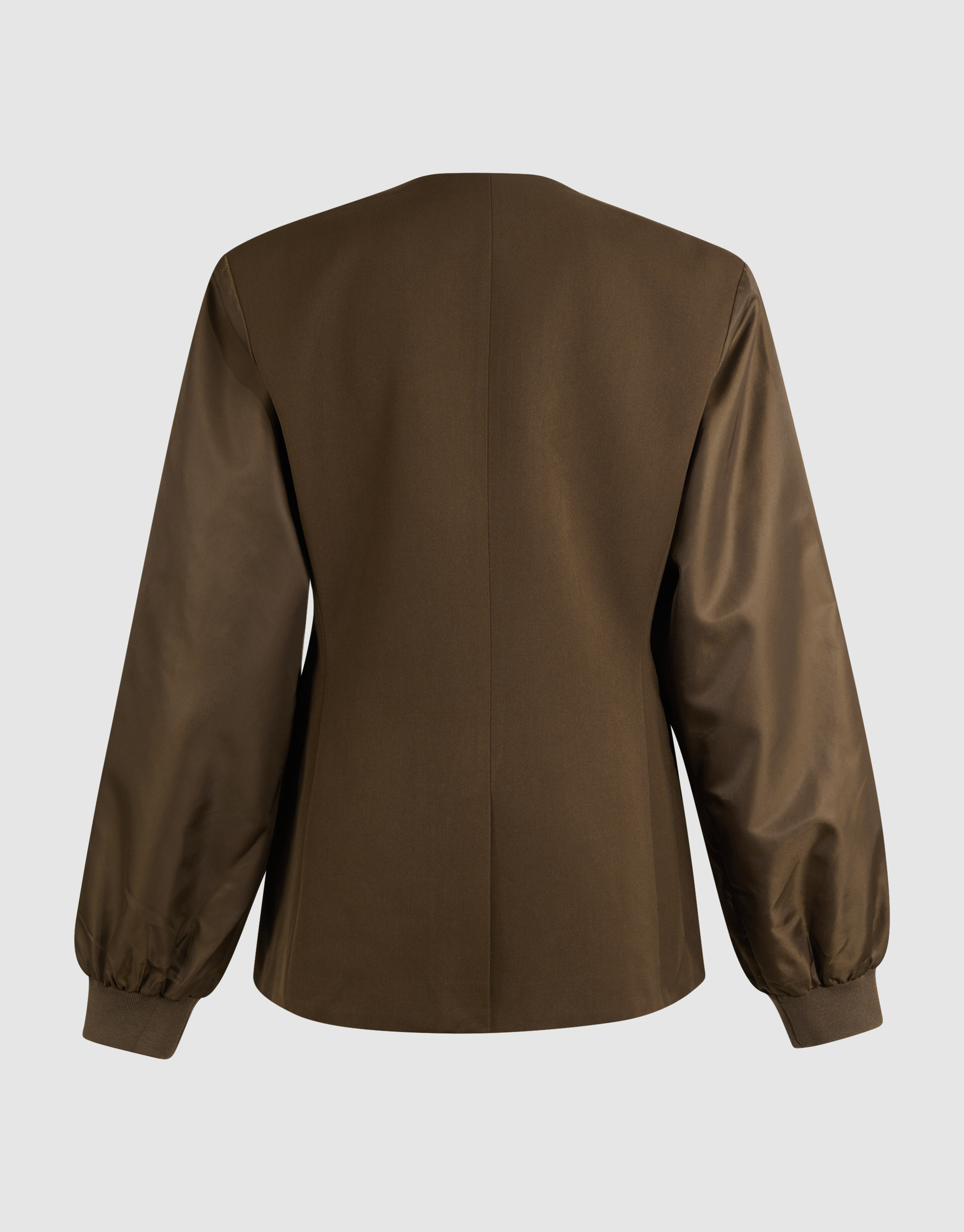 Mix Sleeve Blazer Khaki SHOEBY WOMEN