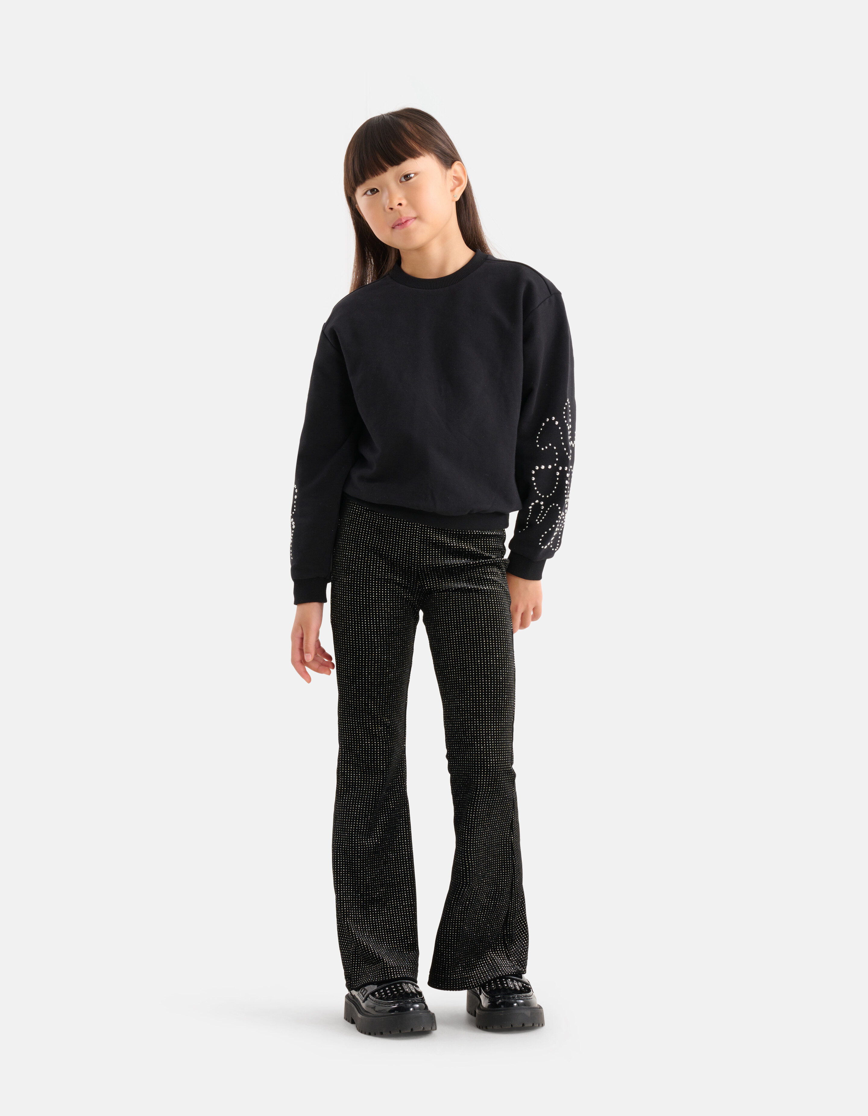Studs Sweater Zwart SHOEBY GIRLS