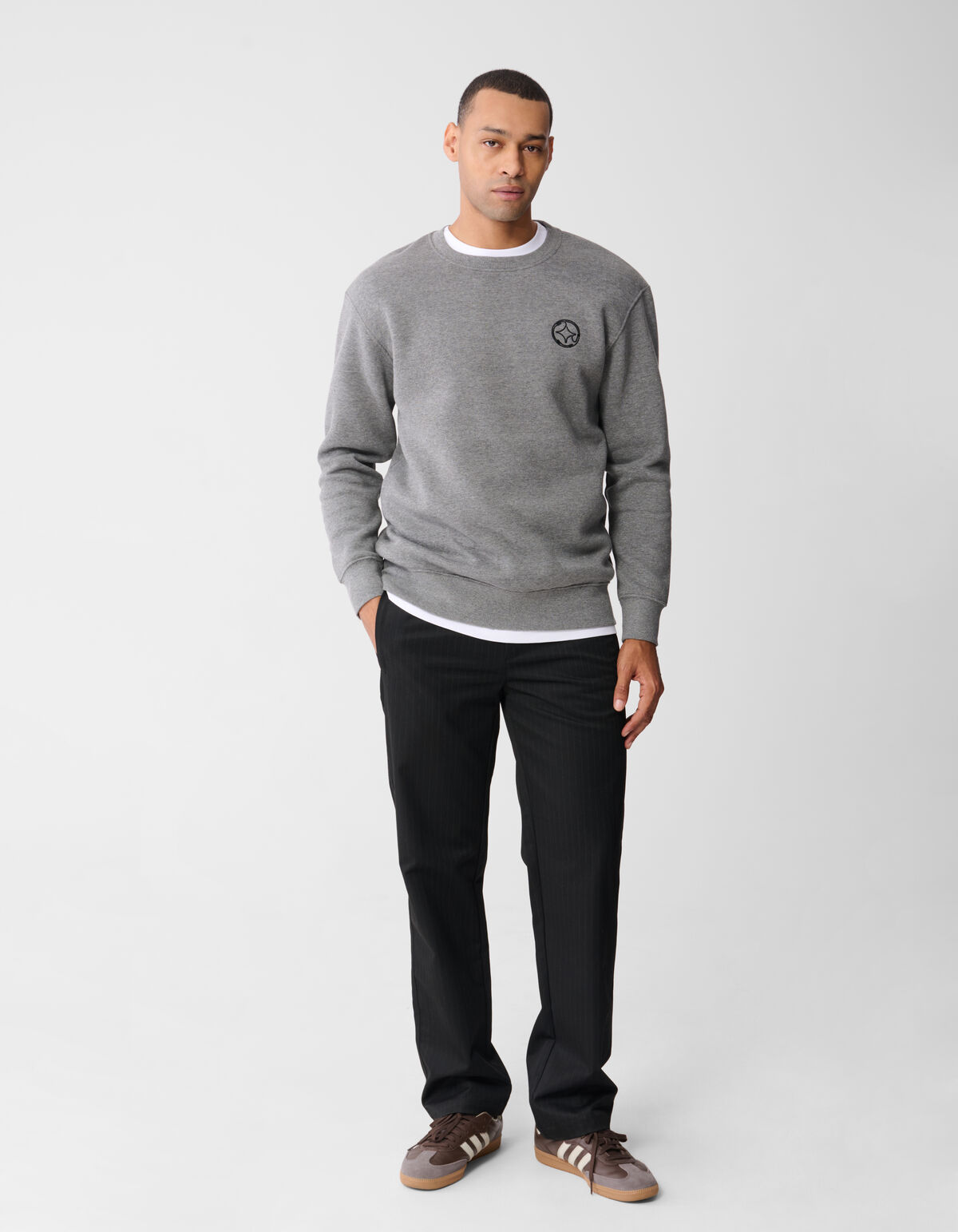 Spark Sweater Grijs SHOEBY MEN