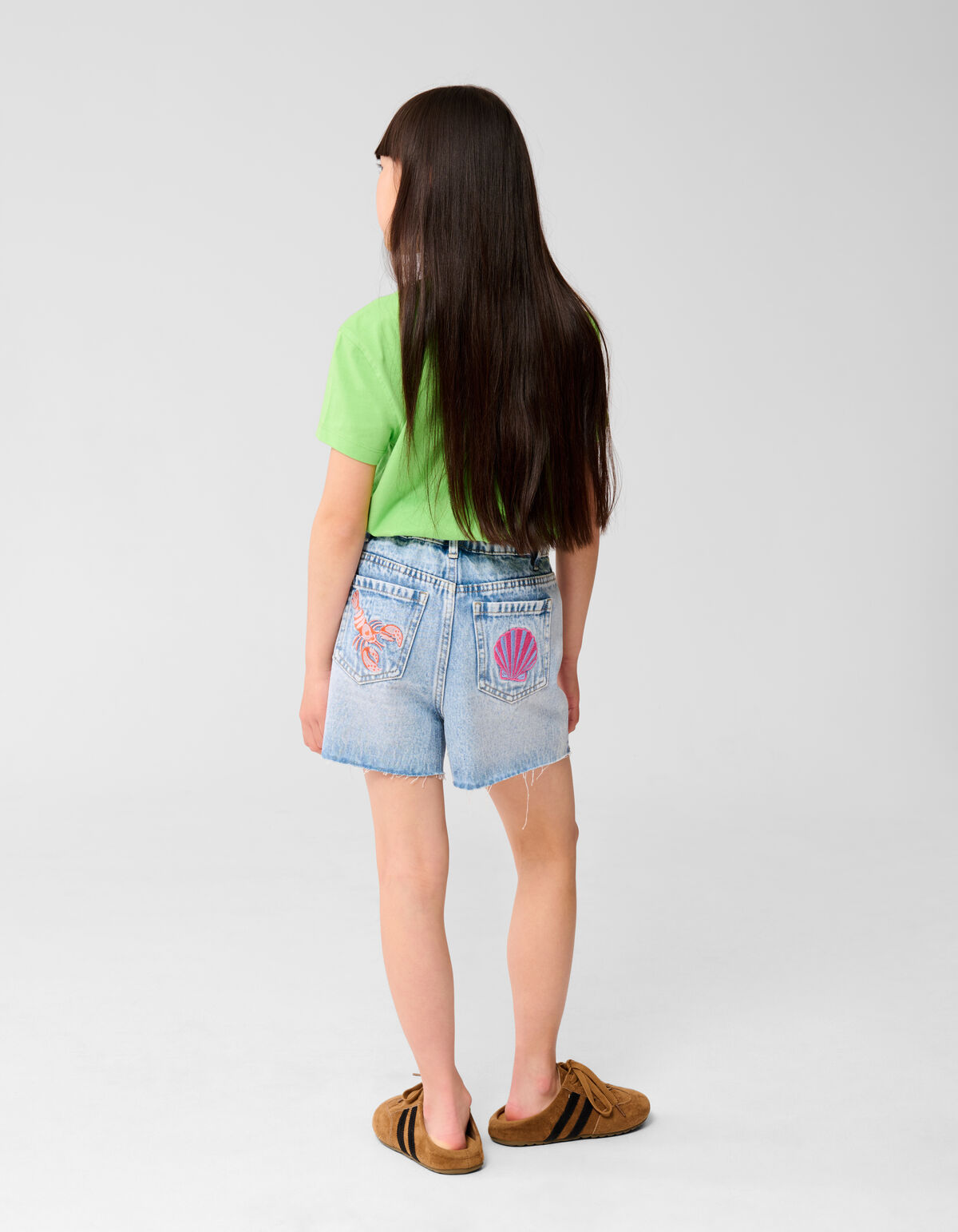 Embroidery Short Bleached SHOEBY GIRLS