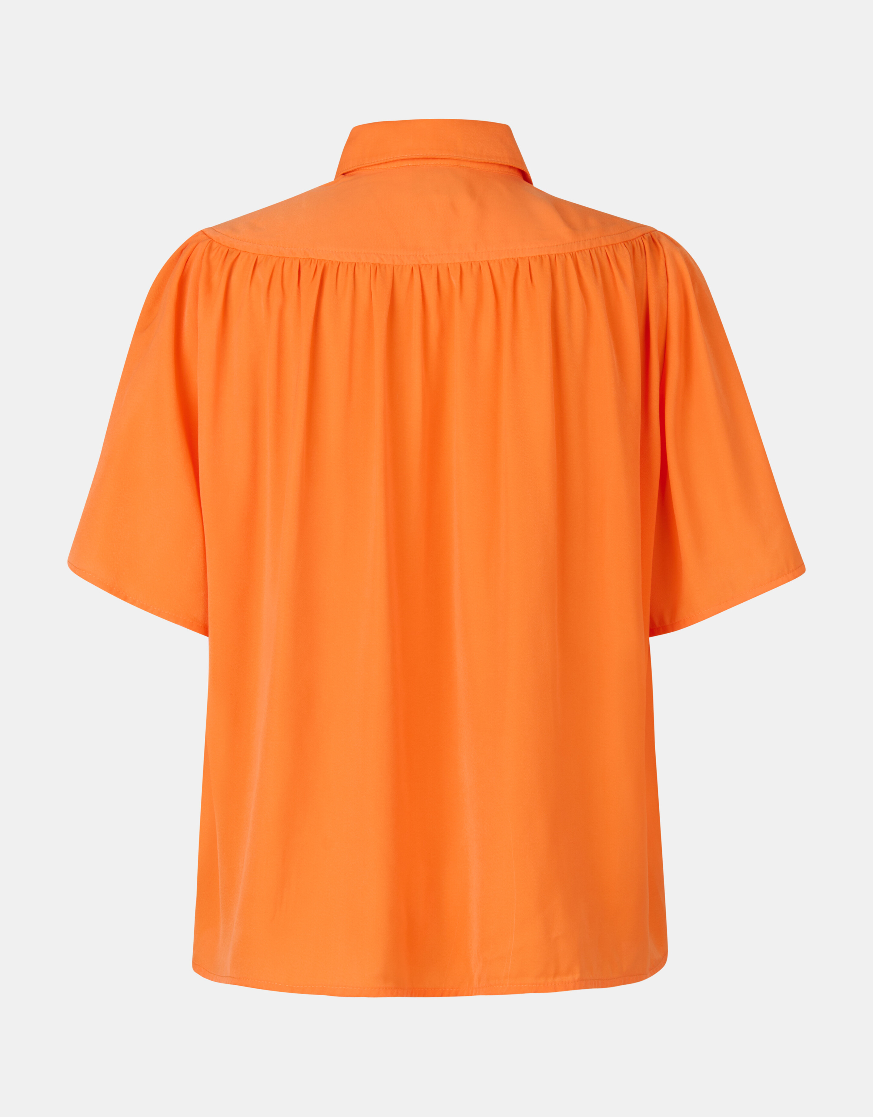 Oversized Satijnen Blouse Oranje SHOEBY WOMEN