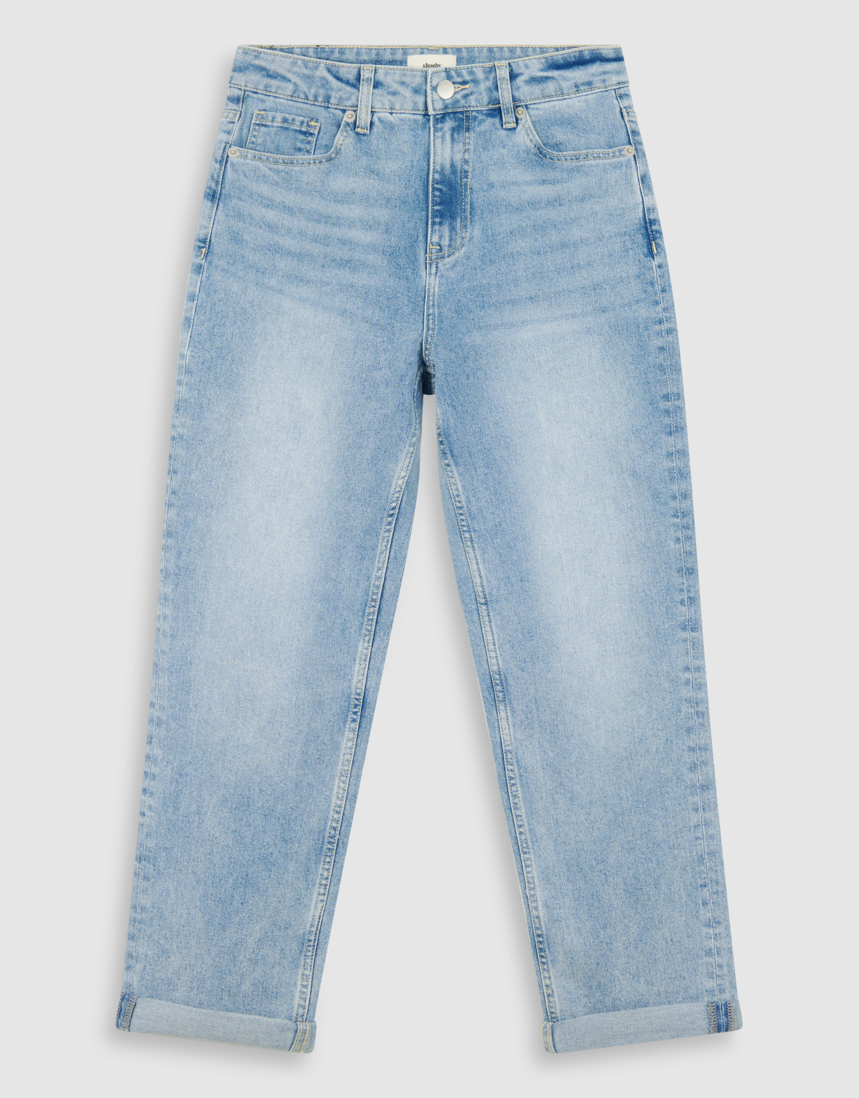 Tapered Fit Jeans Blauw SHOEBY WOMEN