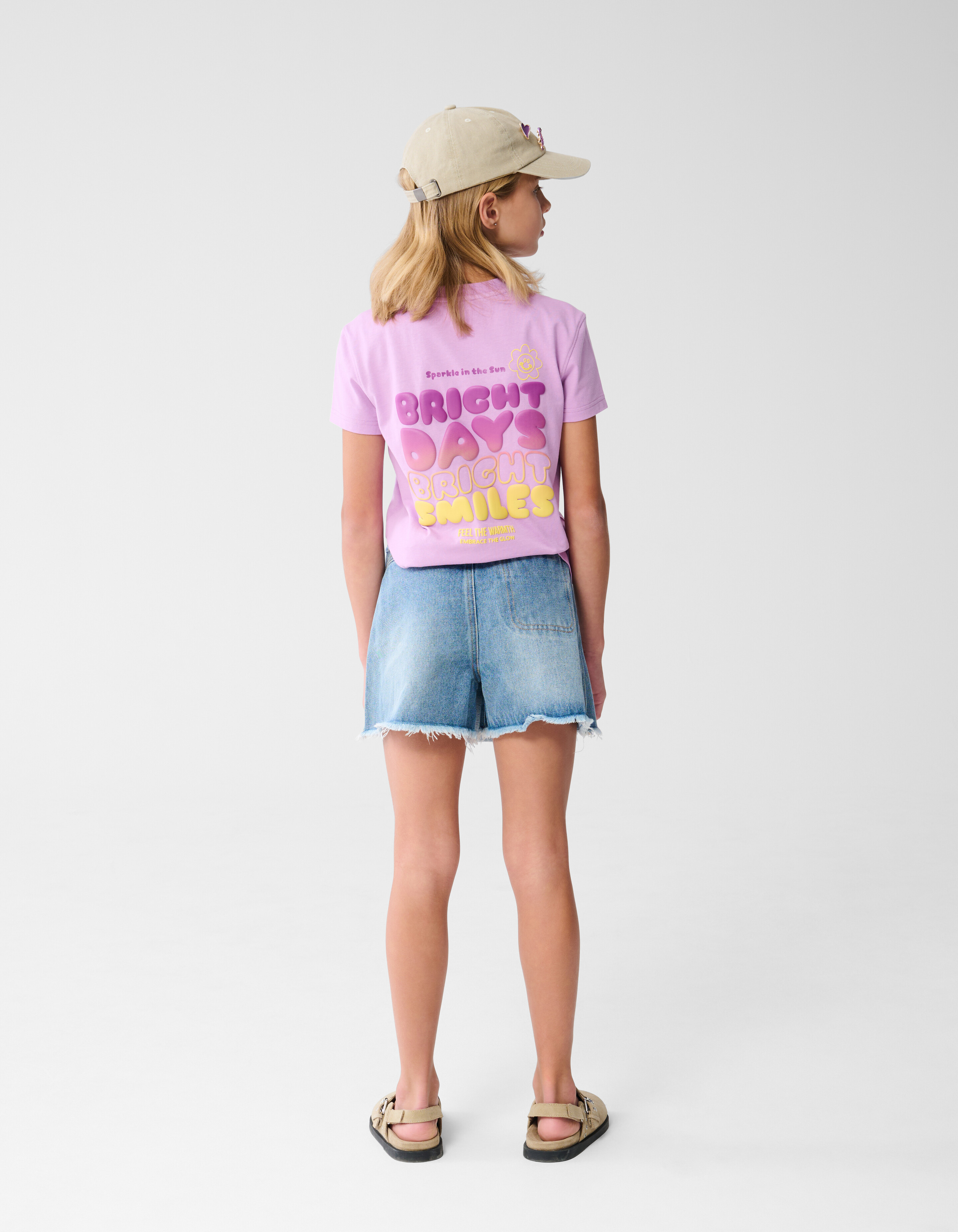 Bright Artwork T-shirt Lichtpaars SHOEBY GIRLS