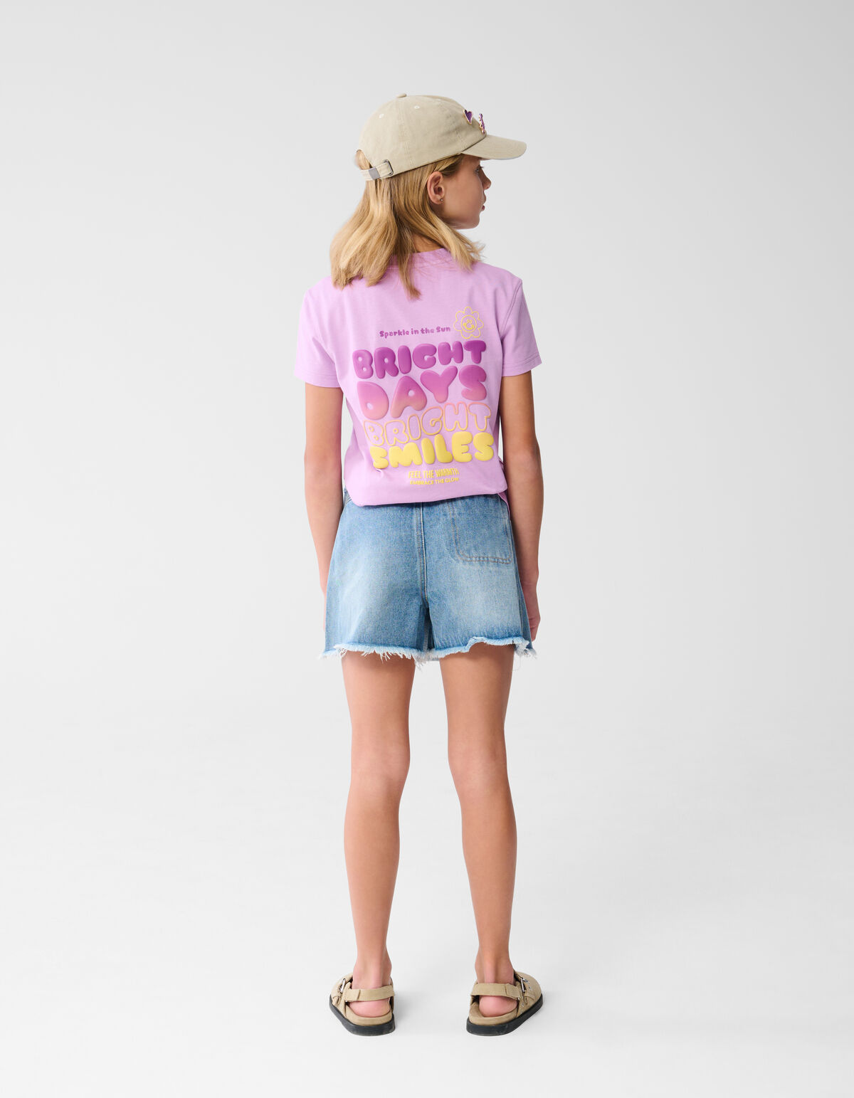 Bright Artwork T-shirt Lichtpaars SHOEBY GIRLS