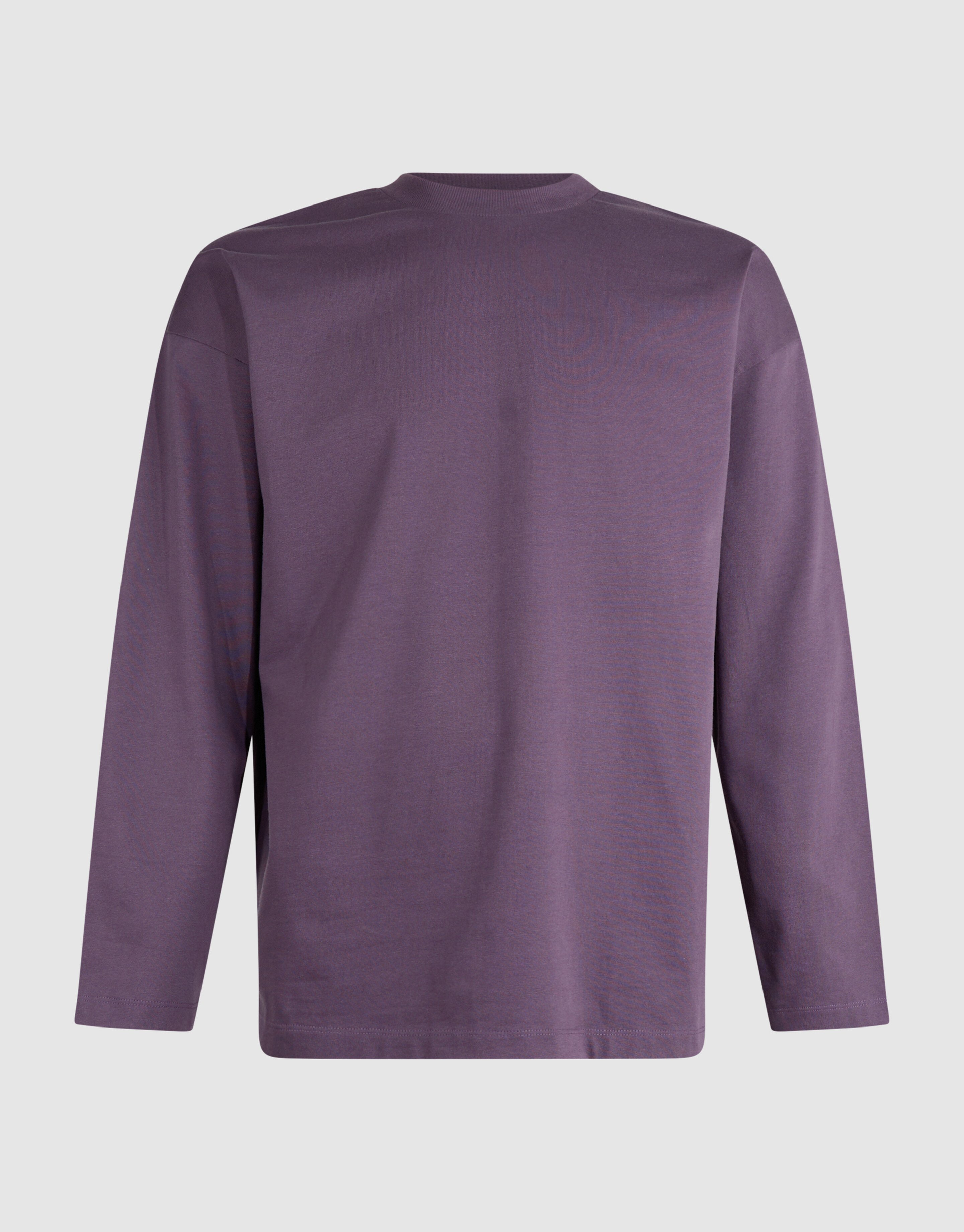 Basis Relaxed Fit Longsleeve Paars SHOEBY MEN