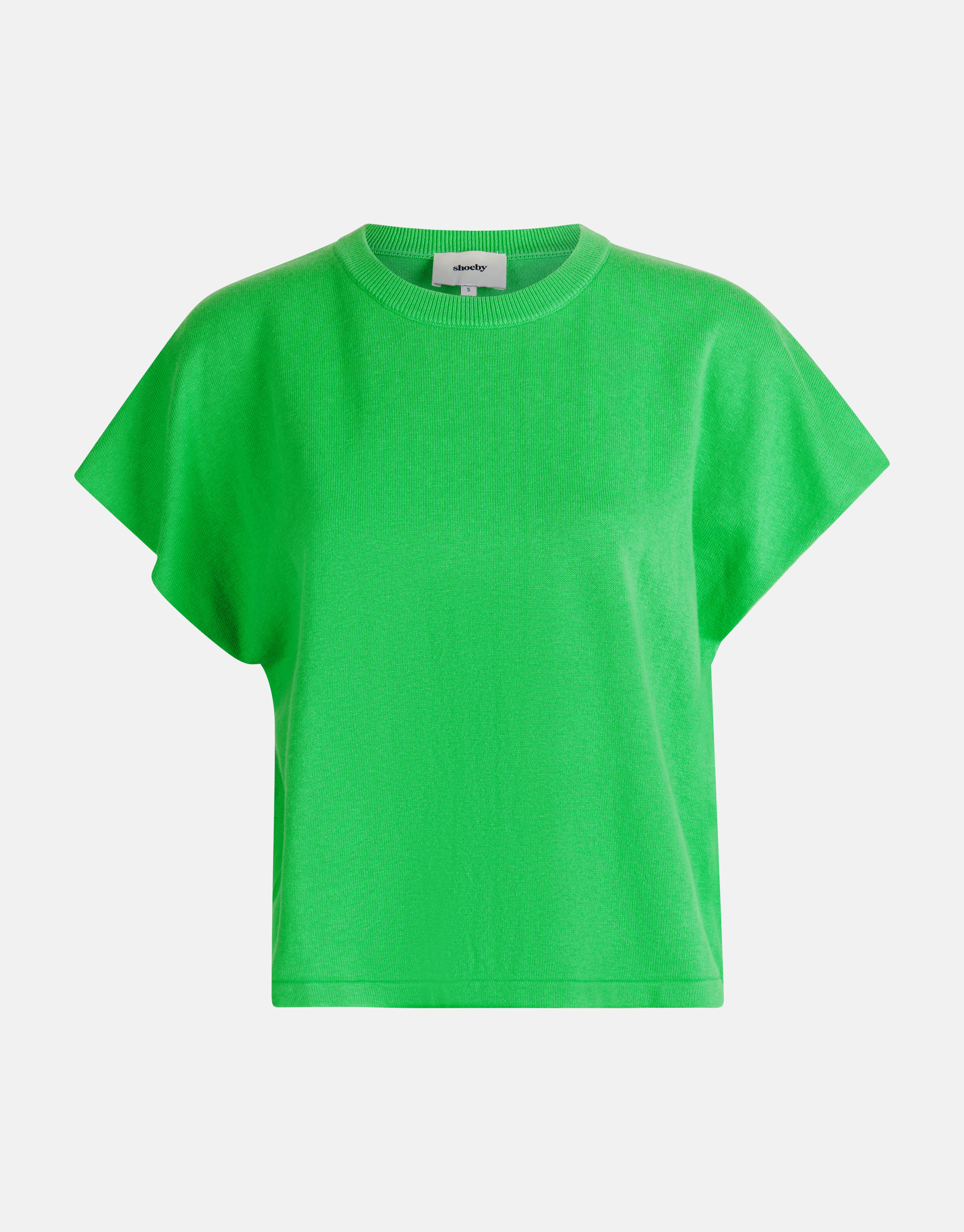 Gebreid T-shirt Groen By Mieke SHOEBY WOMEN